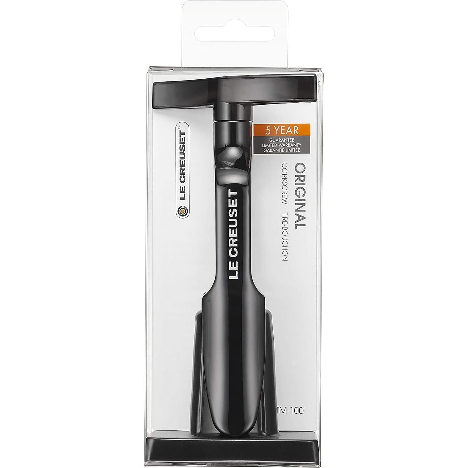 Sacacorchos Le Creuset Autoextraíble Negro 20,32 cm