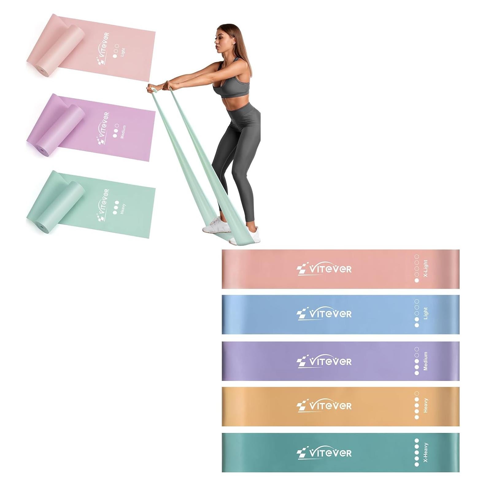 Bandas de Resistencia VITEVER para Entrenamiento y Terapia