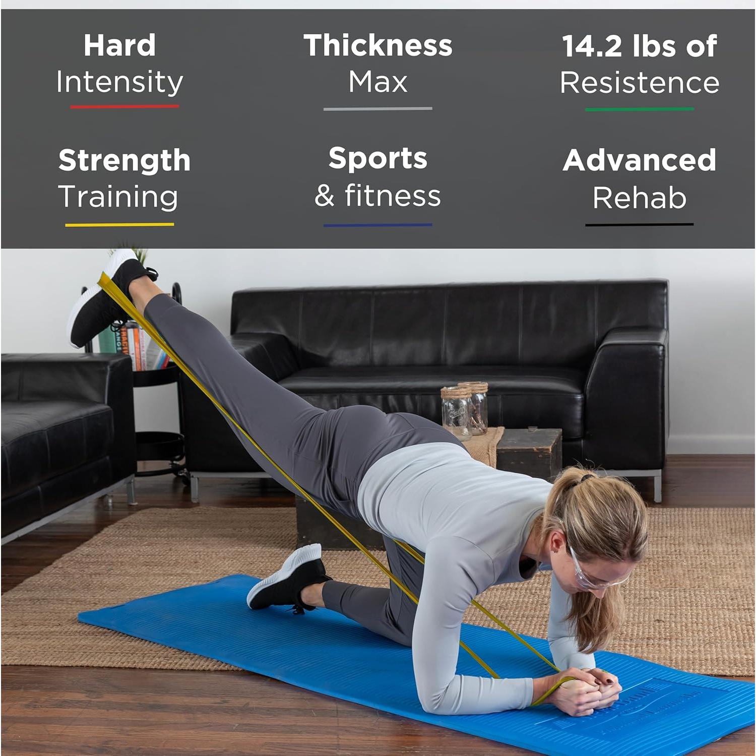 Banda de Resistencia THERABAND Oro Máxima 22.86m Sin Látex