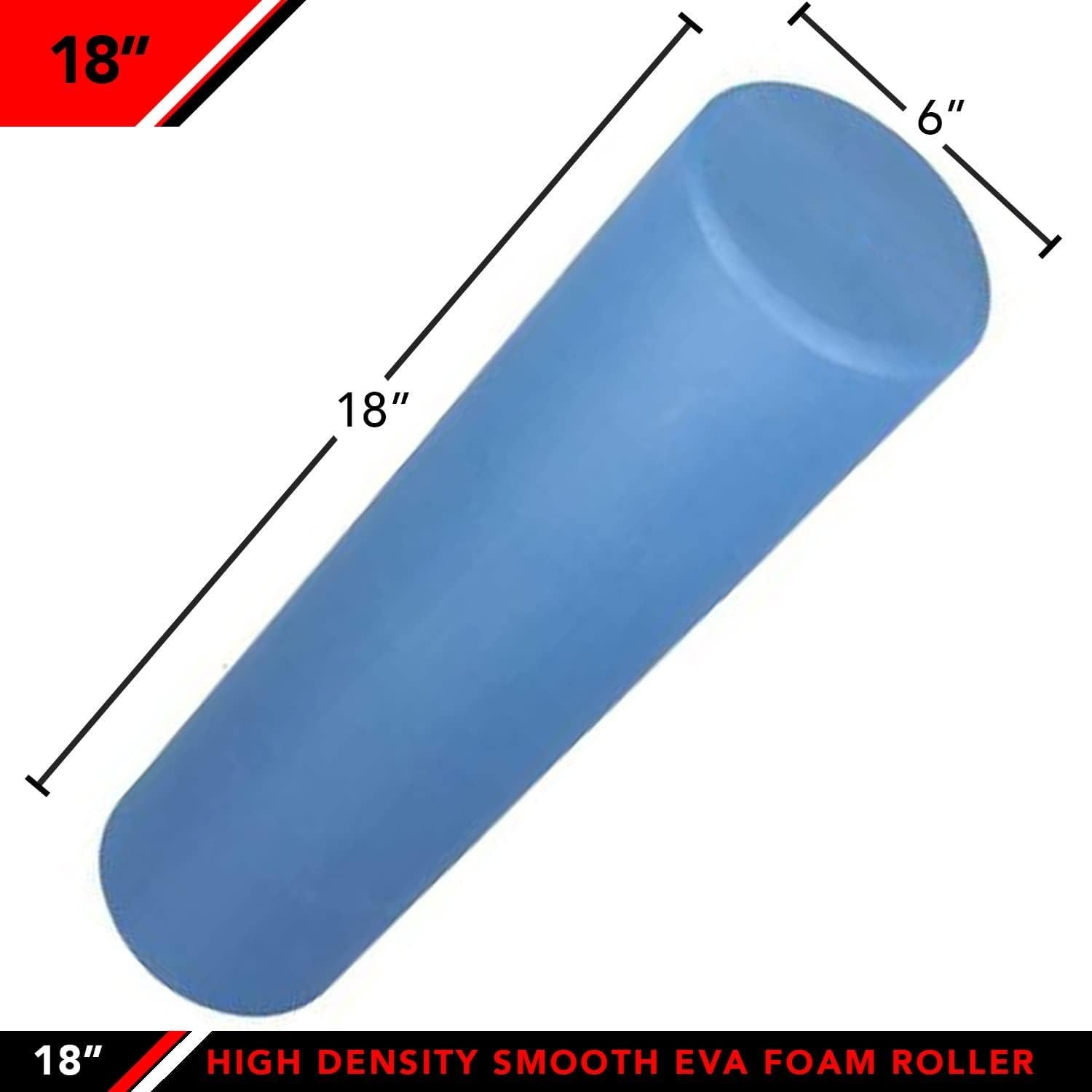 Rodillo de espuma JFIT 45.72 cm alta densidad azul
