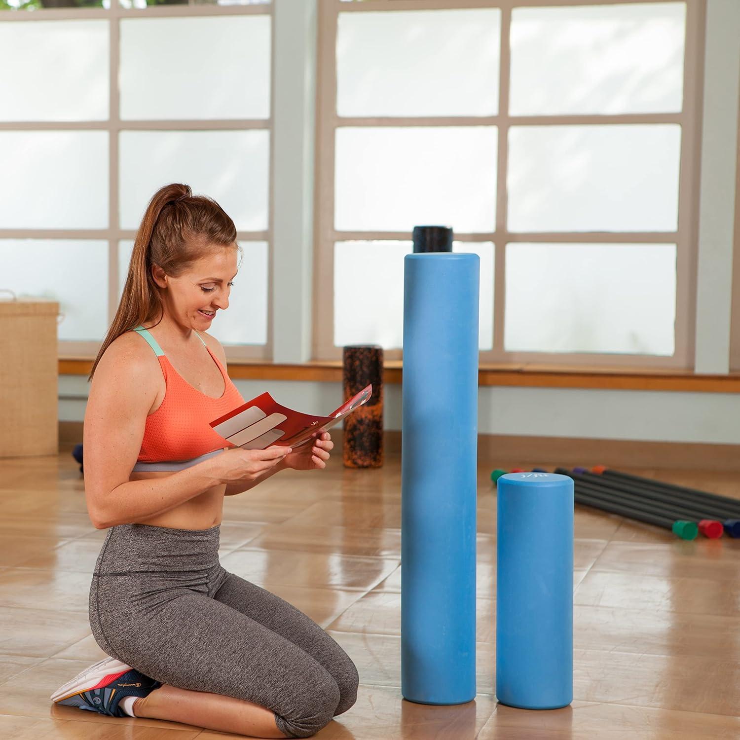 Rodillo de espuma JFIT 45.72 cm alta densidad azul