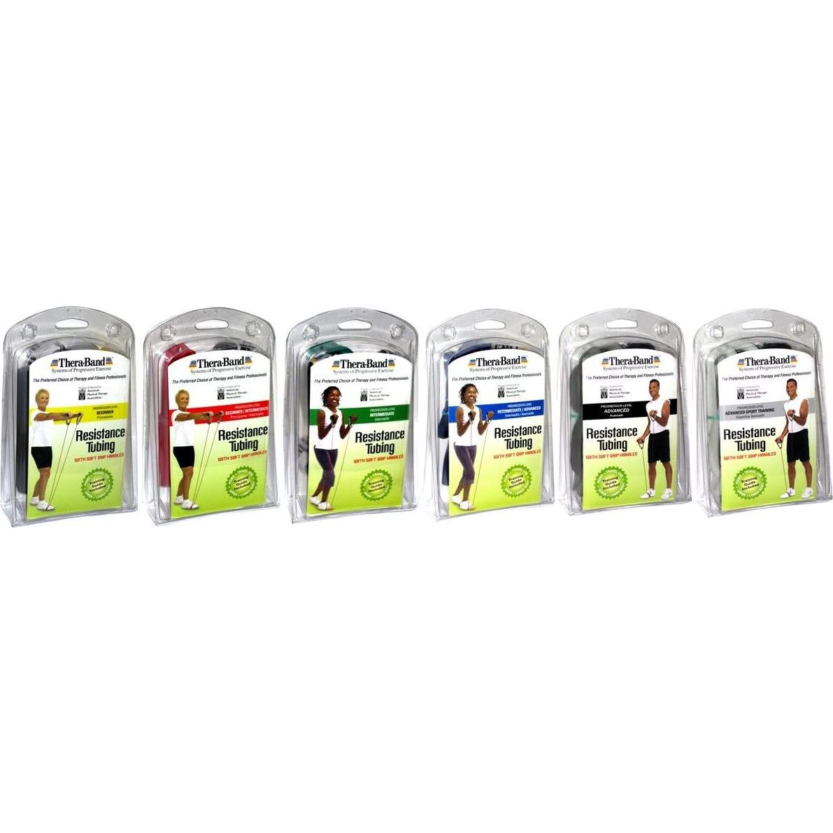 Tubo de Resistencia Theraband Amarillo Delgado 1.36 kg