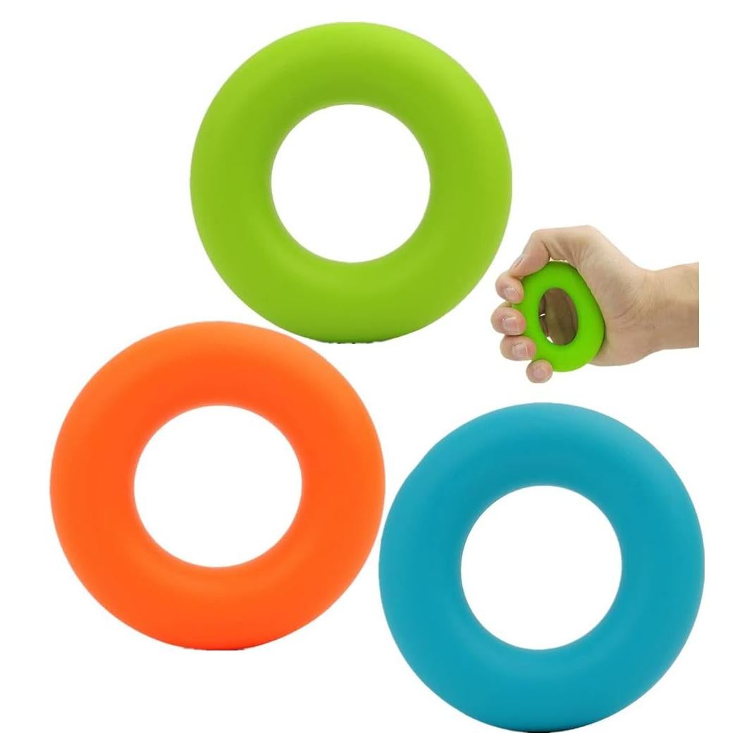 Entrenador de Fuerza de Agarre FMELAH 3 Niveles Silicona