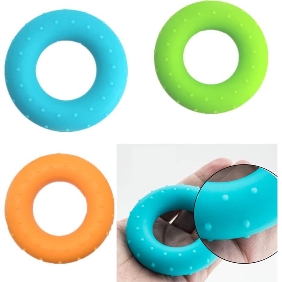 Entrenador de Fuerza de Agarre FMELAH 3 Niveles Silicona