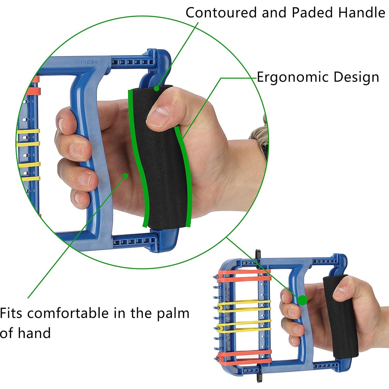 Ejercitador de Mano YPCBYNBS para Fuerza de Agarre Azul