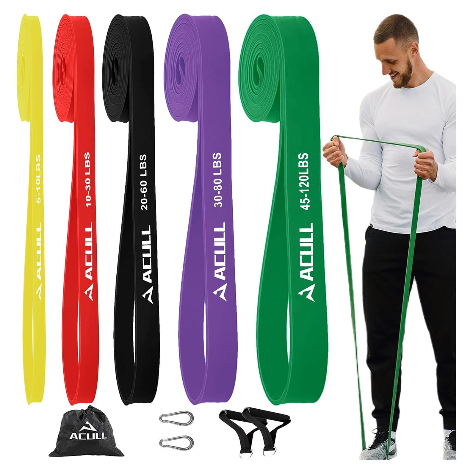 Bandas de Resistencia Acull 5 Niveles para Dominadas y Ejercicio