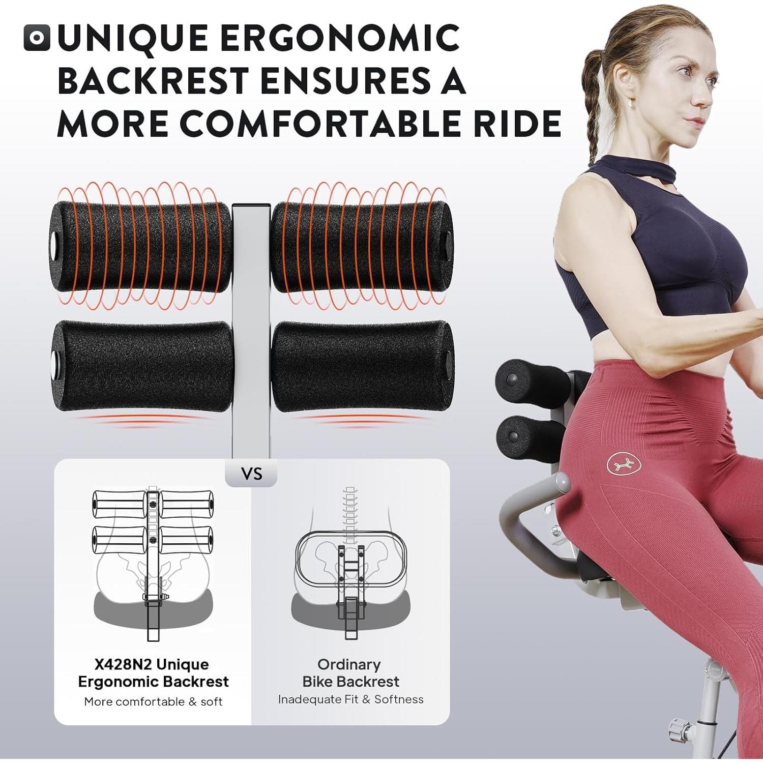 Bicicleta de Ejercicio Plegable Birdfeel 5-en-1 Resistencia Magnética