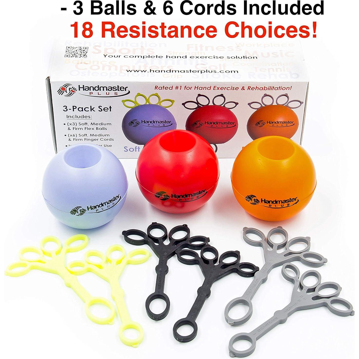 Ejercitador de Mano Handmaster Plus - Juego de 9 Piezas
