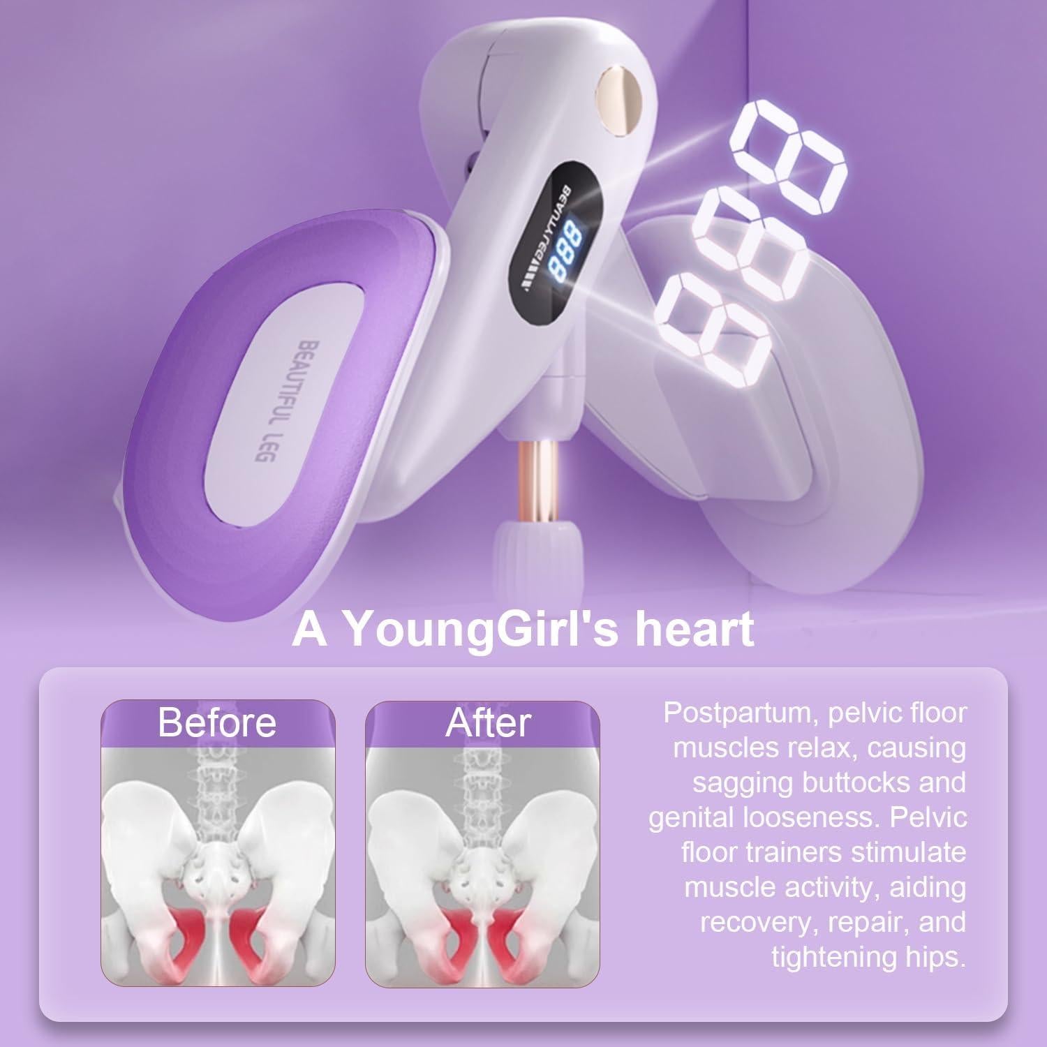 Entrenador de Muslos Vessena Thigh Master con Contador Inteligente