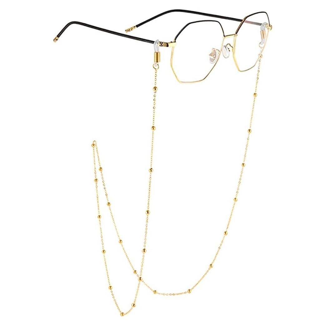 Cadena de Gafas AllenCOCO Oro 14K Correa Ajustable para Mujeres