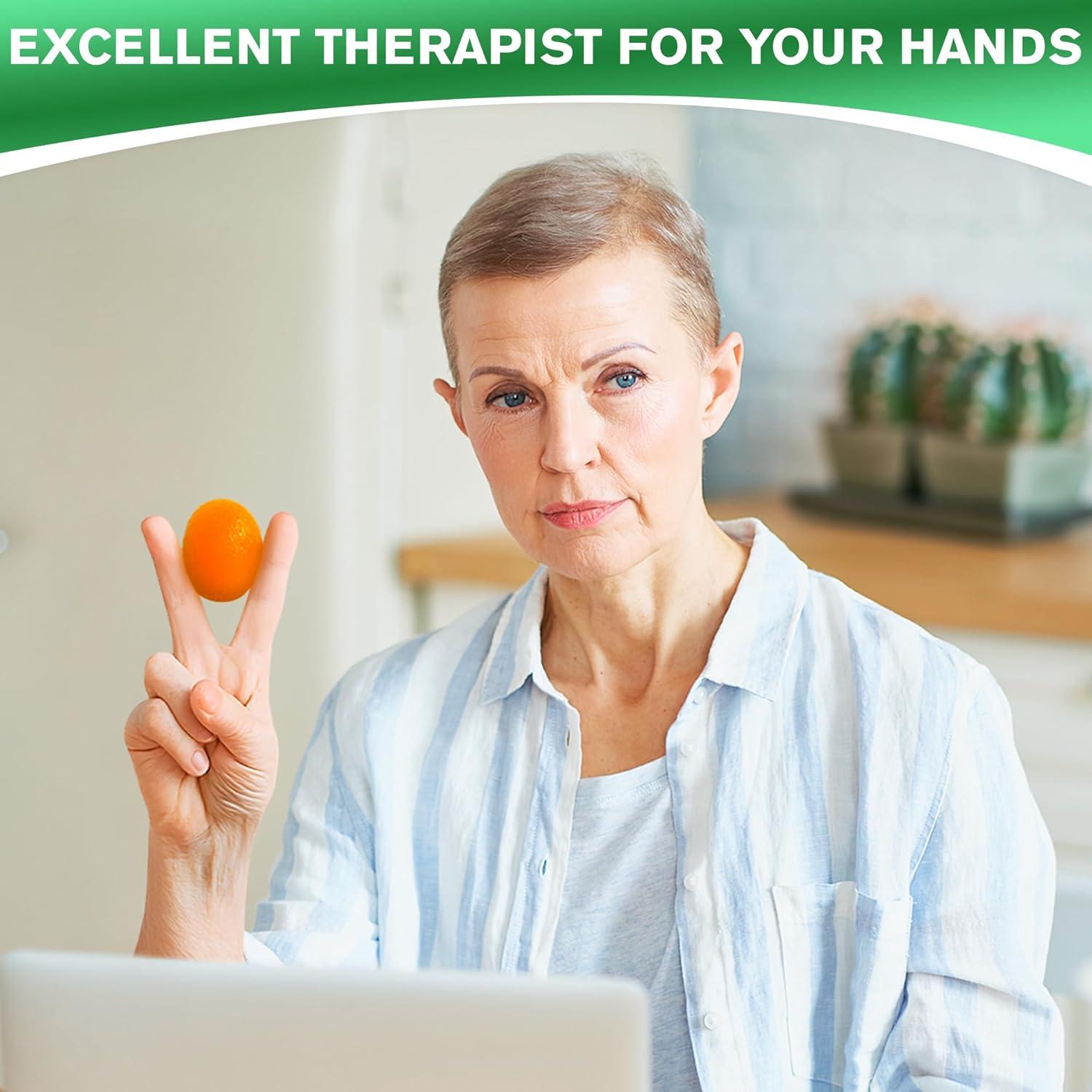 4 Pelotas de Terapia de Mano SVICHOCHKA - 4 Niveles Resistencia