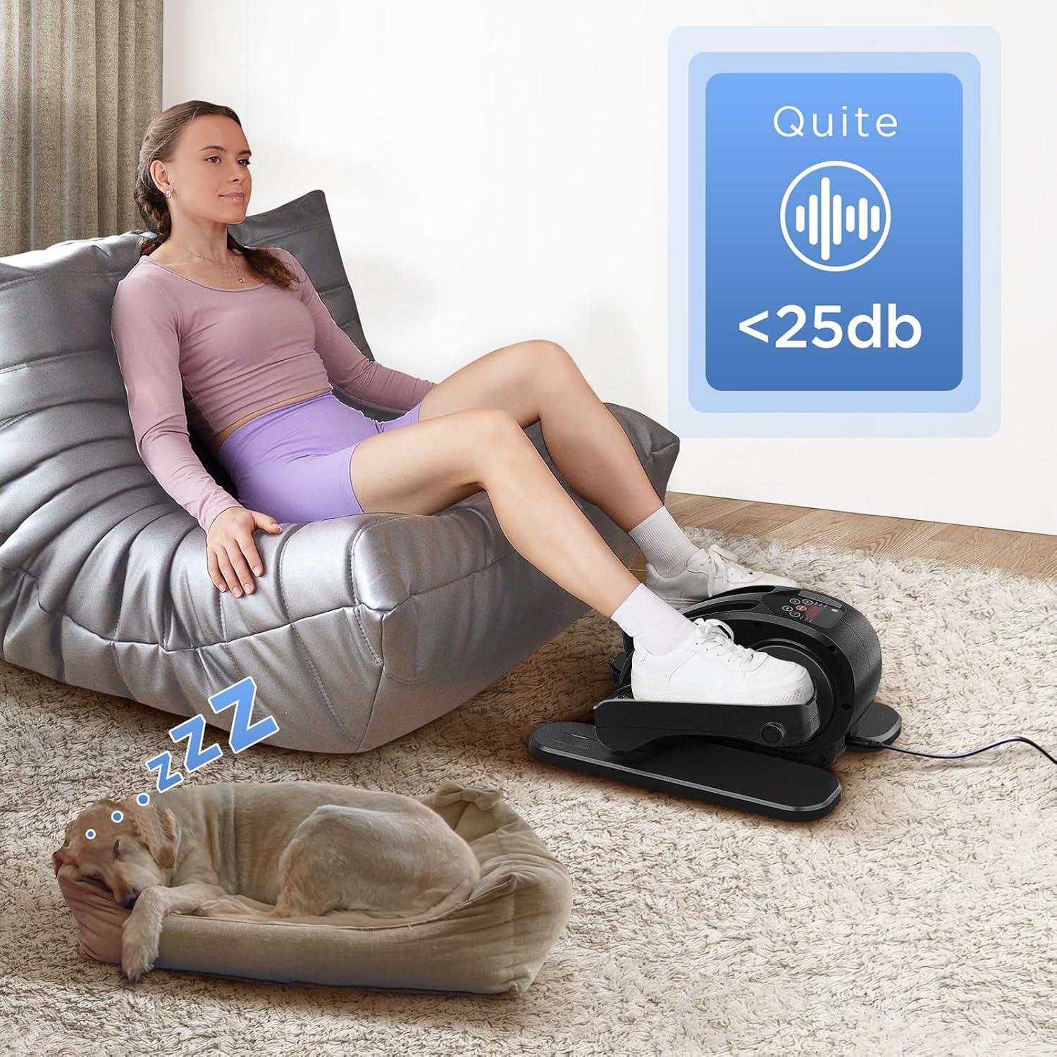 Máquina Elíptica Bajo Escritorio Tvdugim Compacta con Control Remoto