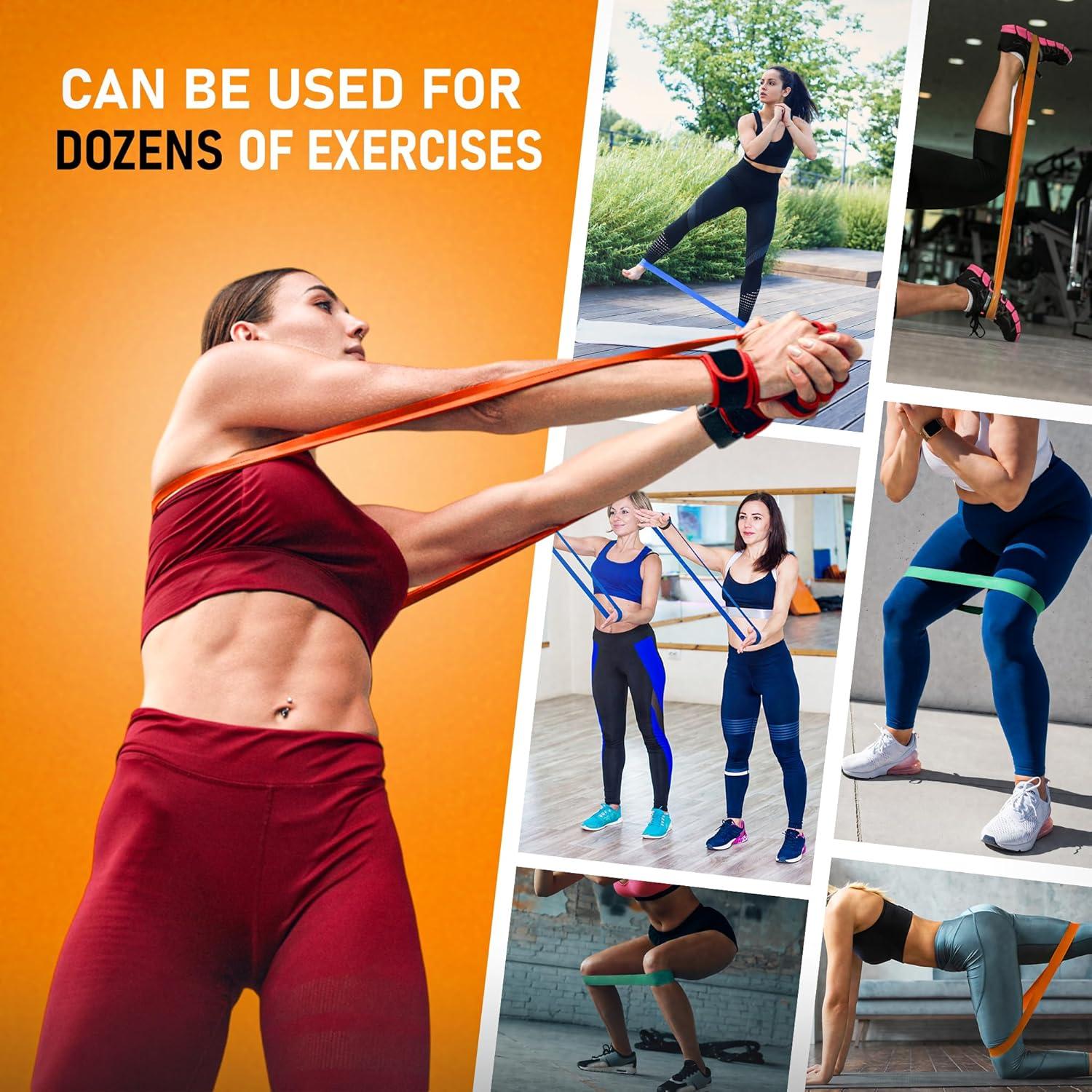 Banda de Resistencia Profesional Banda Platinum Azul Media