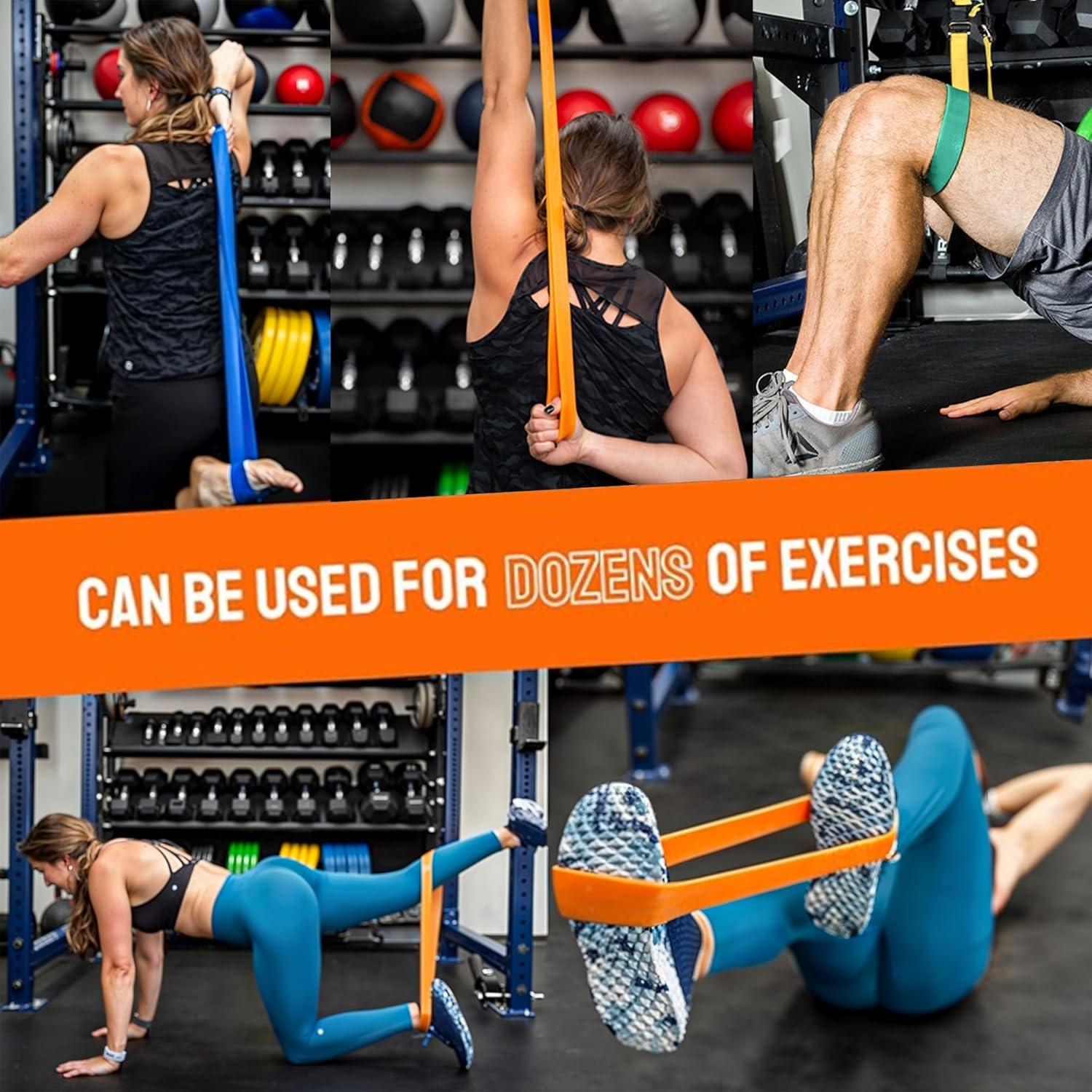 Banda de Resistencia Profesional Banda Platinum Azul Media