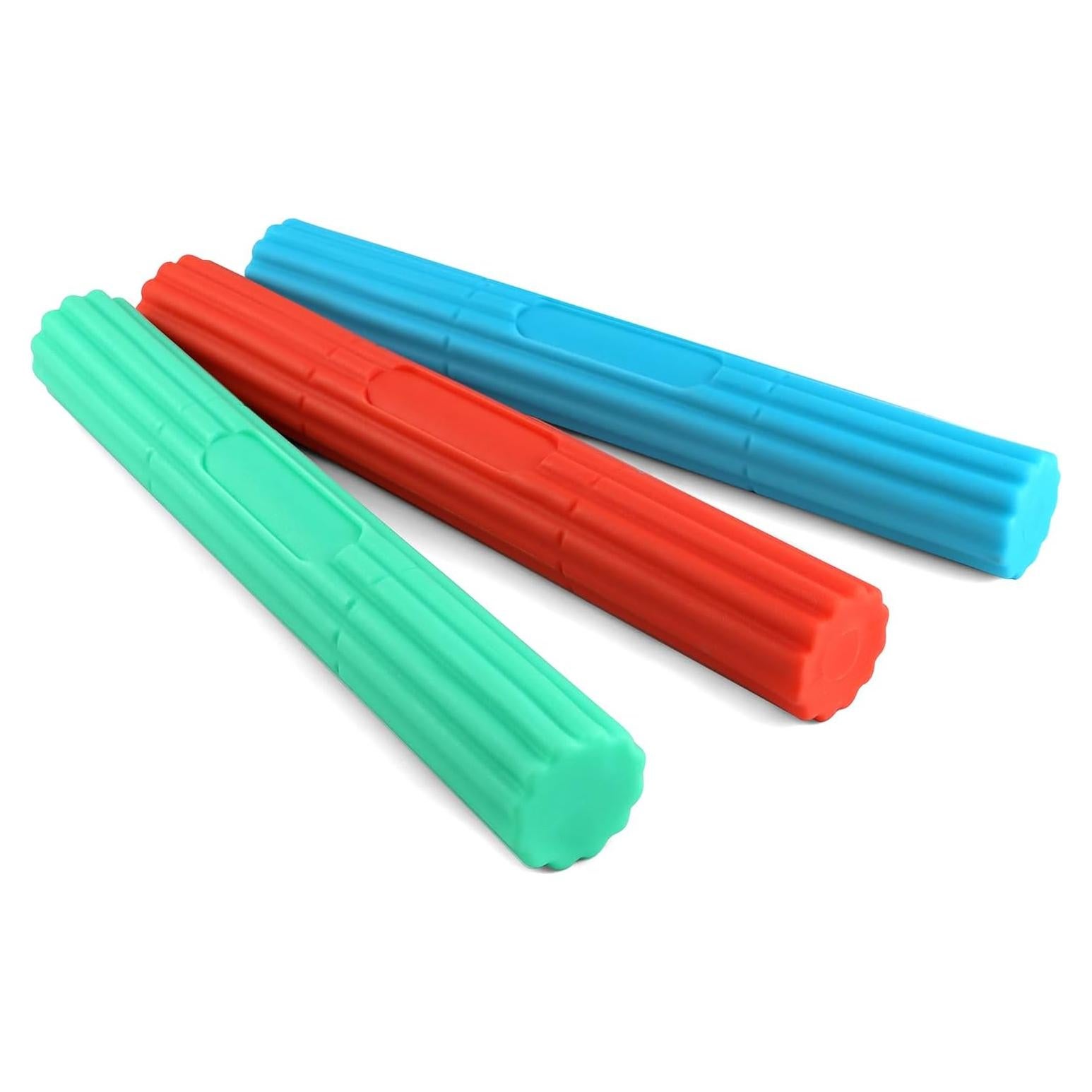 QWORK Barras de Ejercitador de Mano en Espiral - 3 Piezas, 3 Niveles de Resistencia