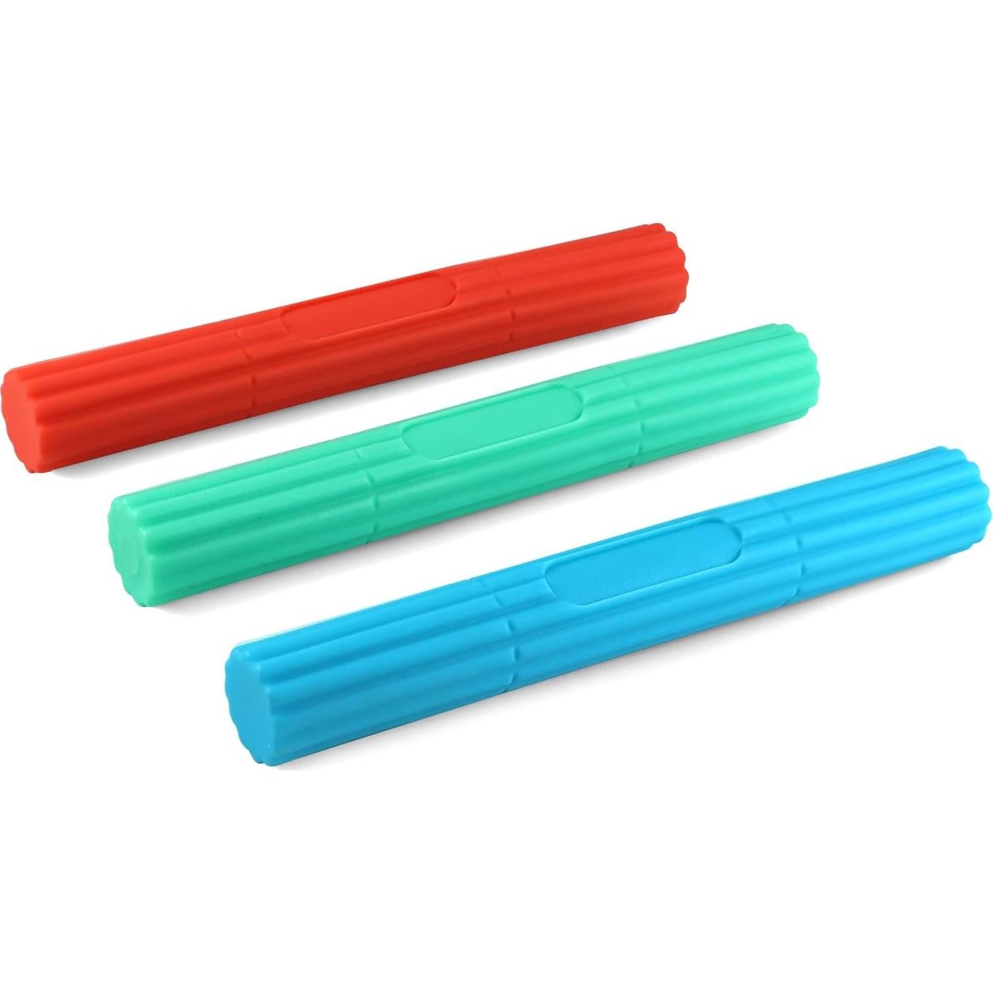 QWORK Barras de Ejercitador de Mano en Espiral - 3 Piezas, 3 Niveles de Resistencia