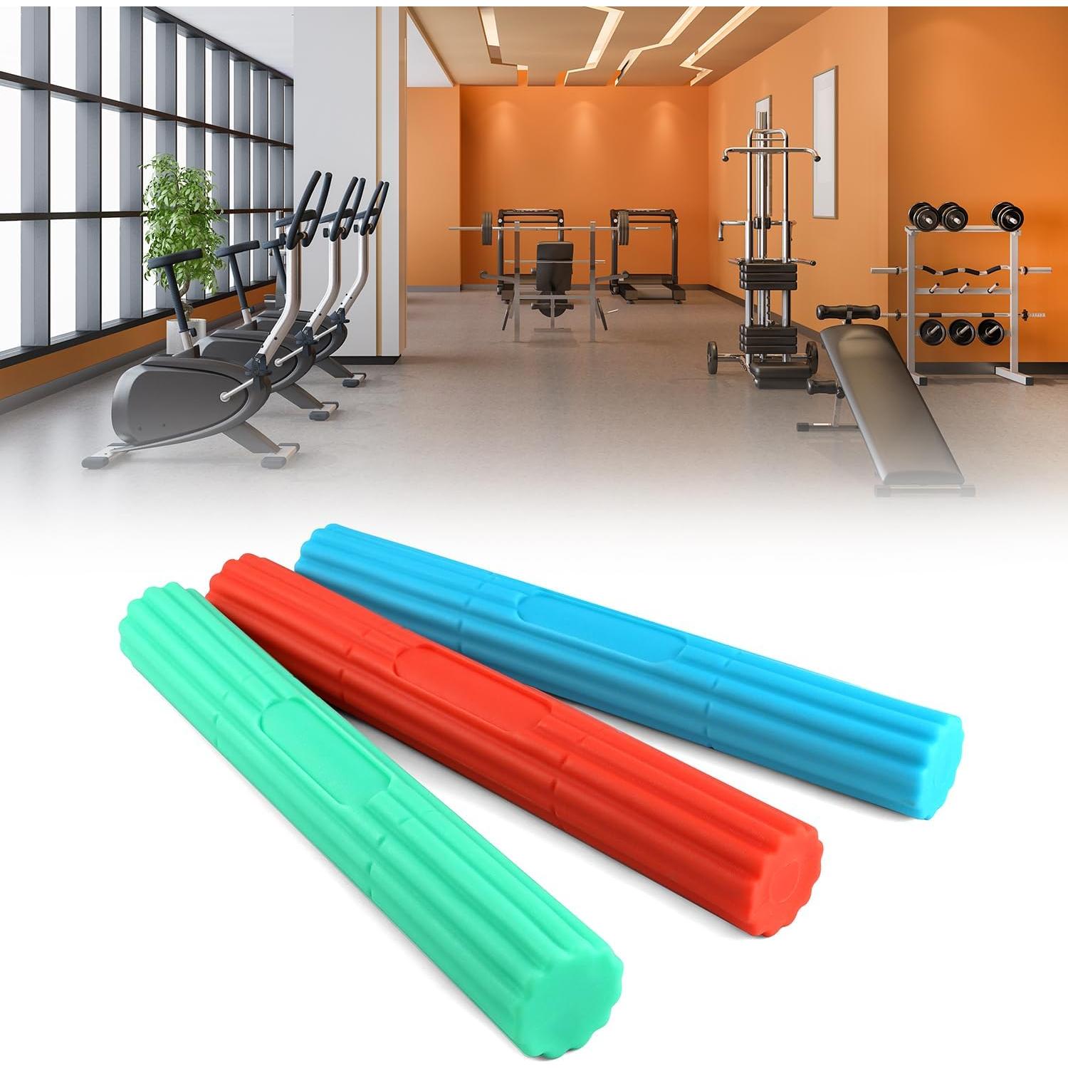 QWORK Barras de Ejercitador de Mano en Espiral - 3 Piezas, 3 Niveles de Resistencia