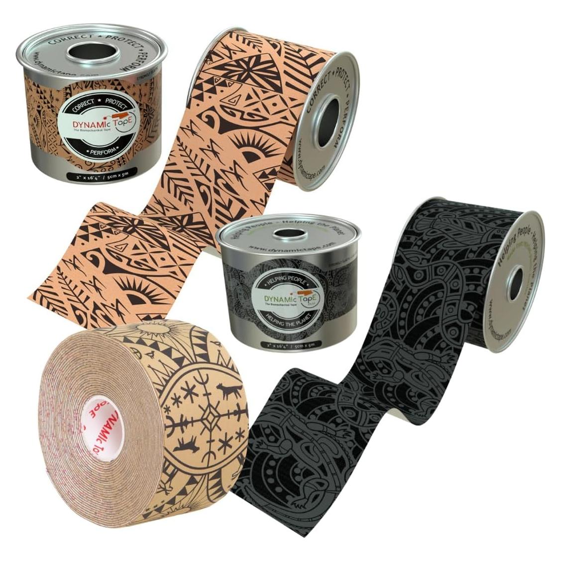 Cinta Dinámica Biomecánica 3 Rollos 5.08 cm - Original, Eco, Powerband