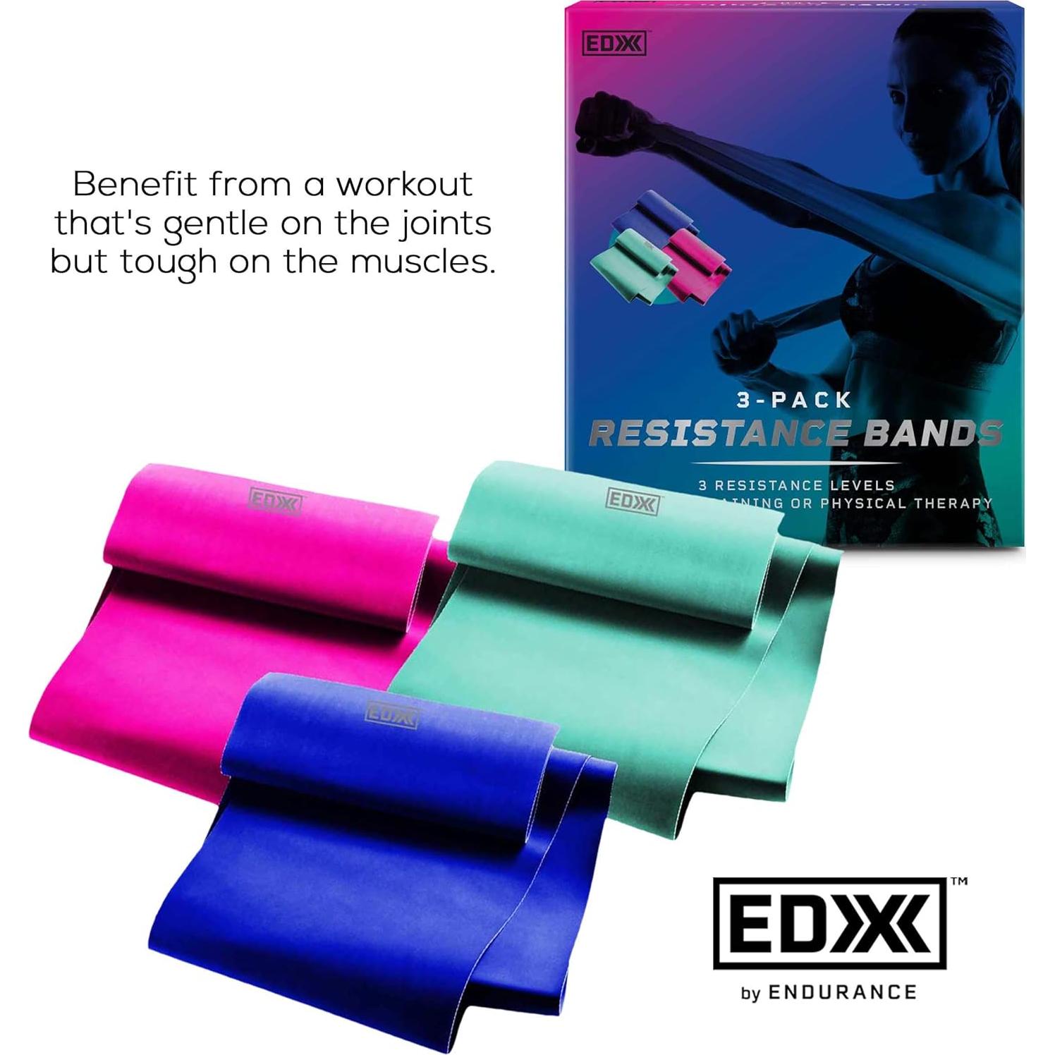 Banda de Resistencia EDX 30.48 cm Juego de 3 Multicolor