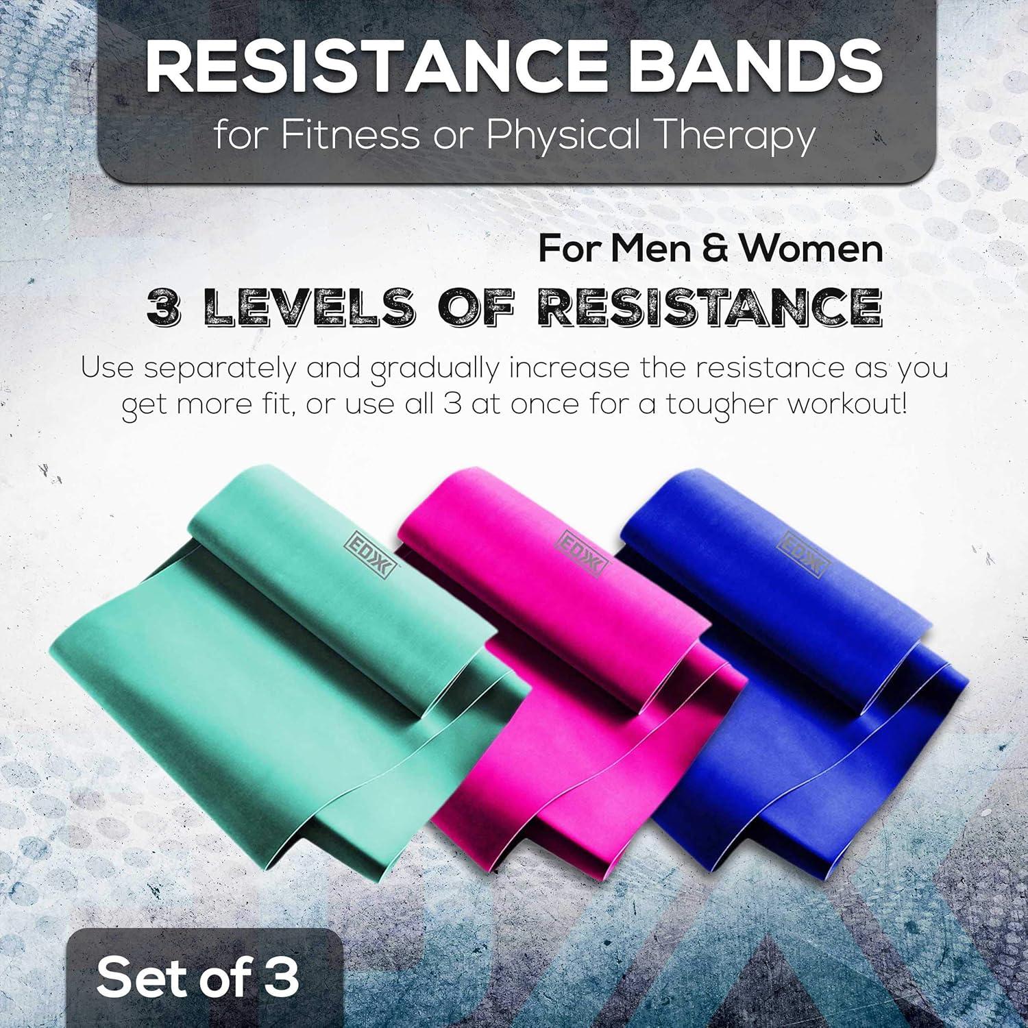 Banda de Resistencia EDX 30.48 cm Juego de 3 Multicolor