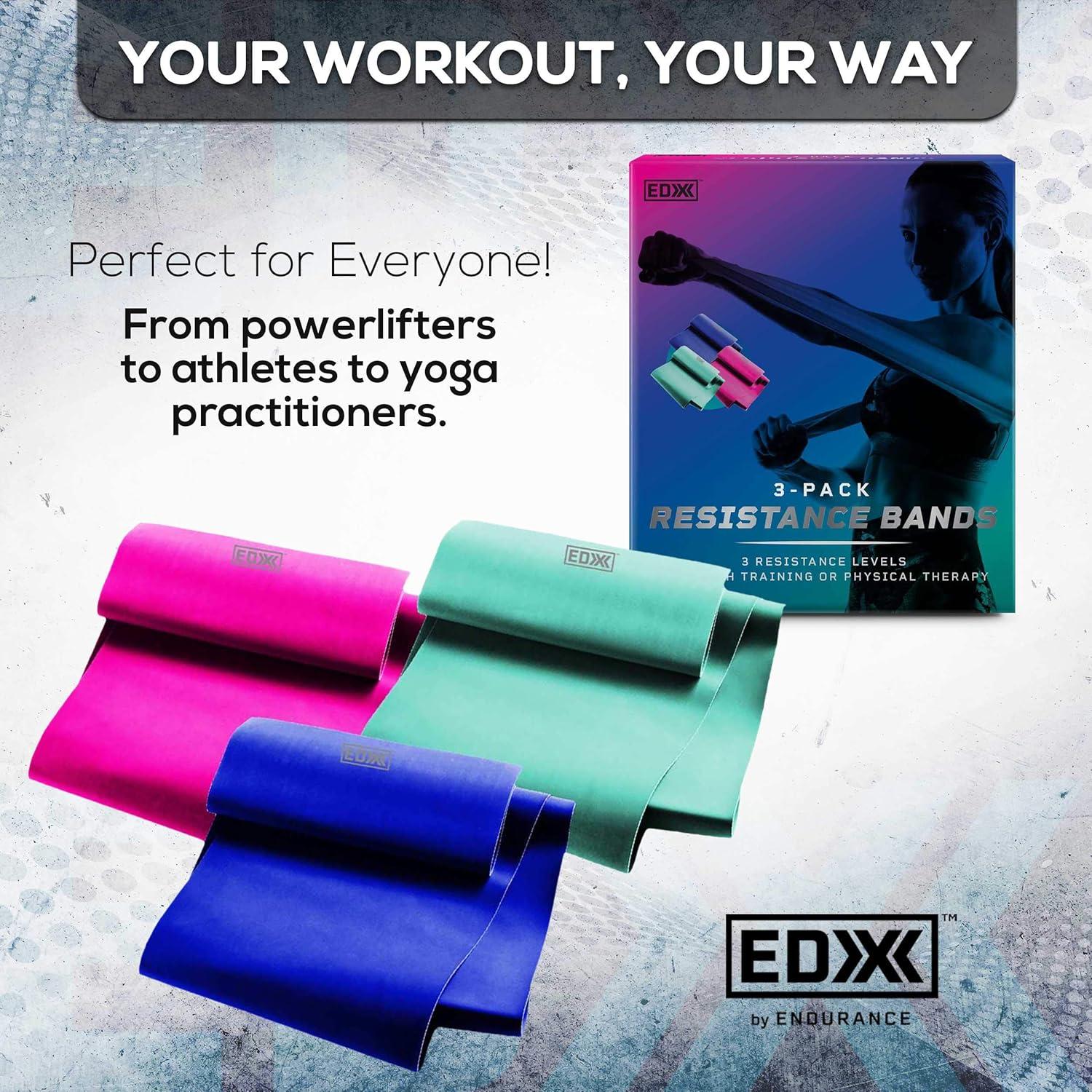 Banda de Resistencia EDX 30.48 cm Juego de 3 Multicolor