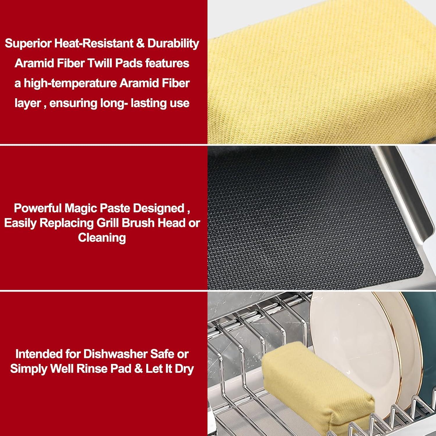 Cepillo de Vapor para Parrilla IVOODi - Cabezal Reemplazable