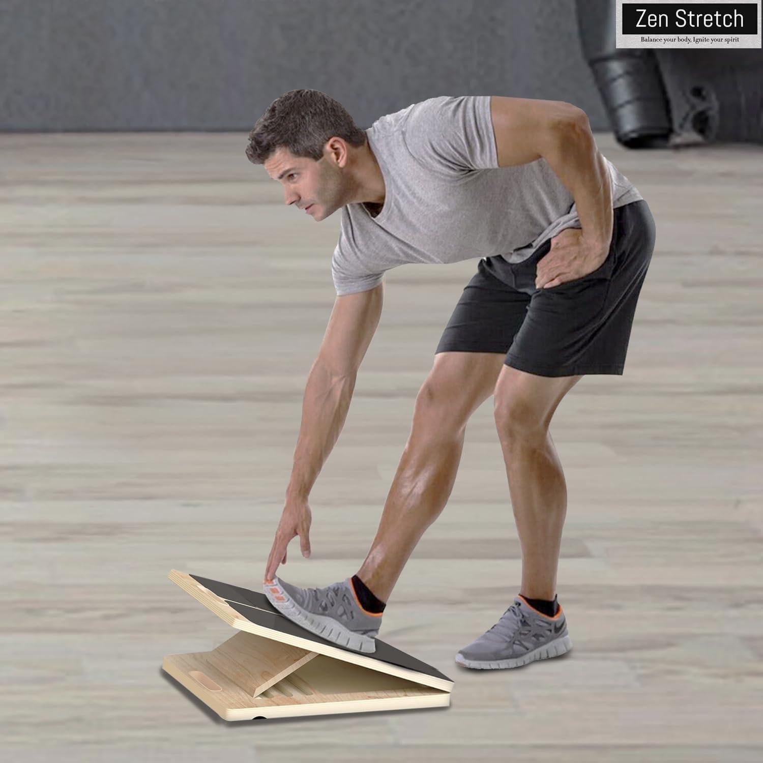 Tablero Inclinado de Madera Zenflex Ajustable para Estiramientos