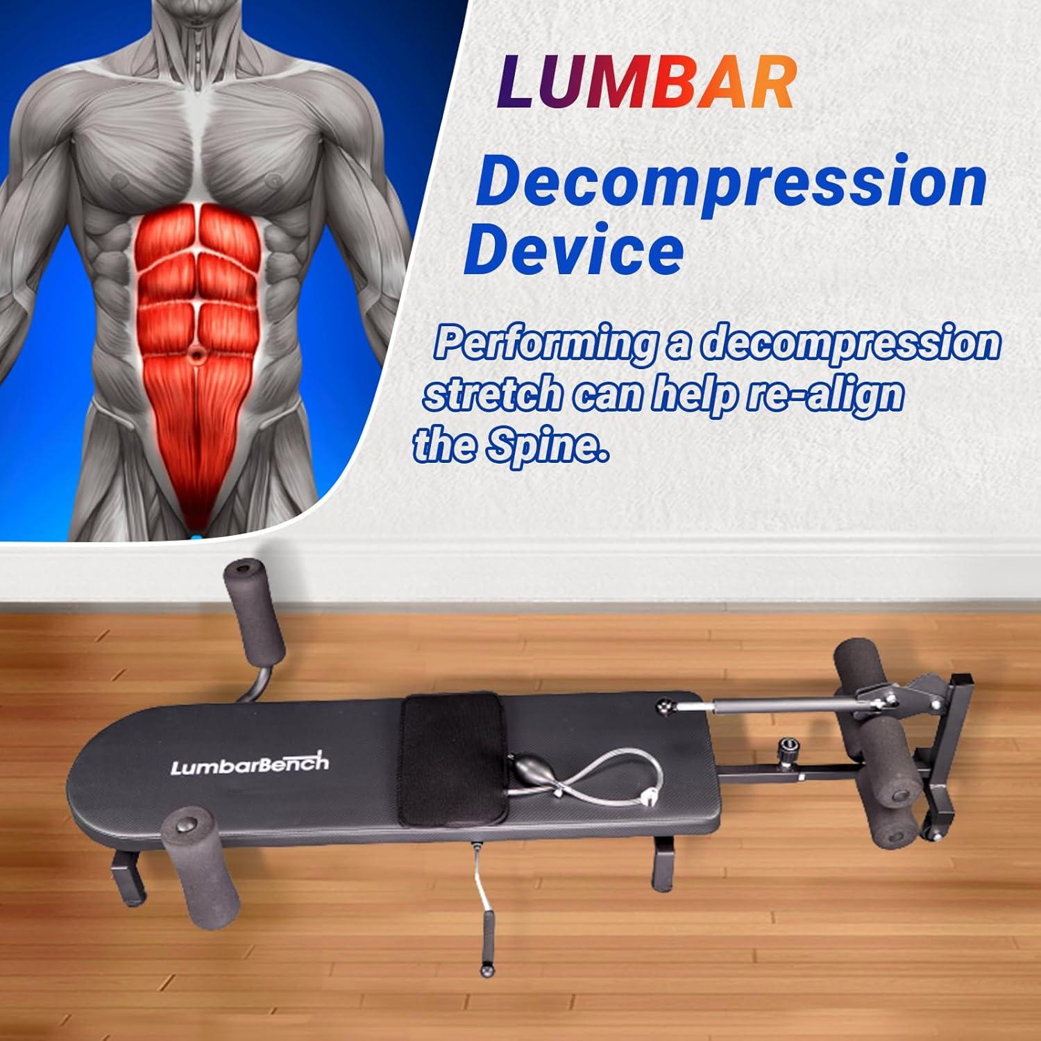 Mesa de Descompresión Lumbar PMT Medical Banco Lumbar 150 kg