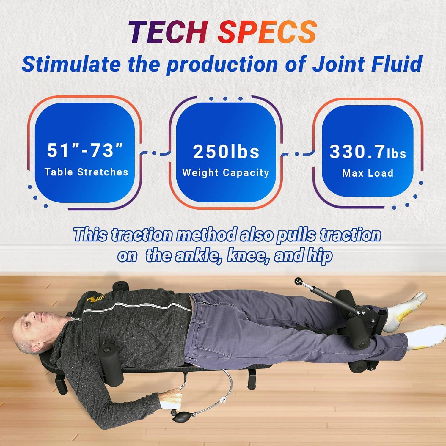 Mesa de Descompresión Lumbar PMT Medical Banco Lumbar 150 kg