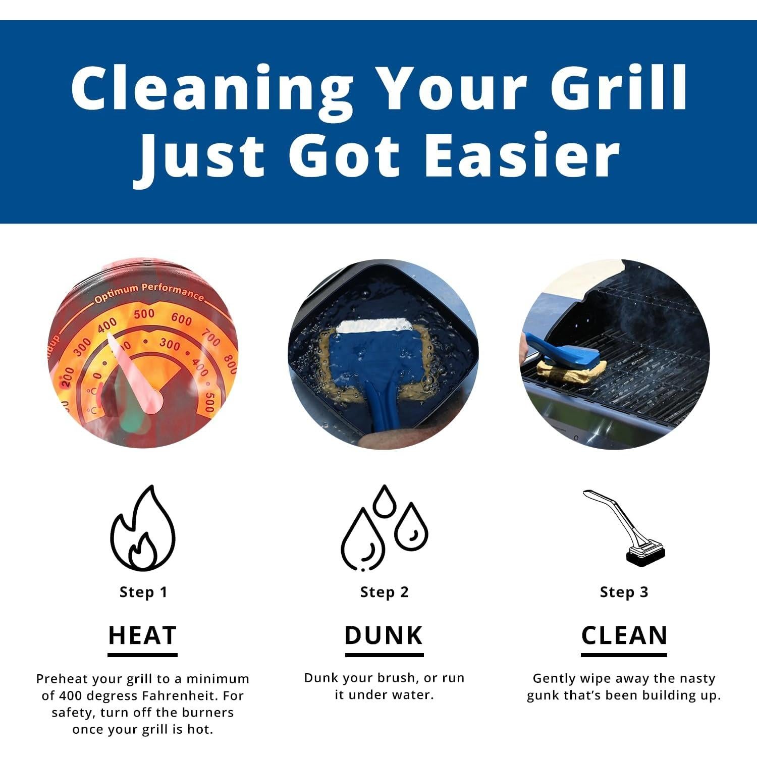 Limpiador de Parrilla Grill Rescue GB3000 Sin Cerdas