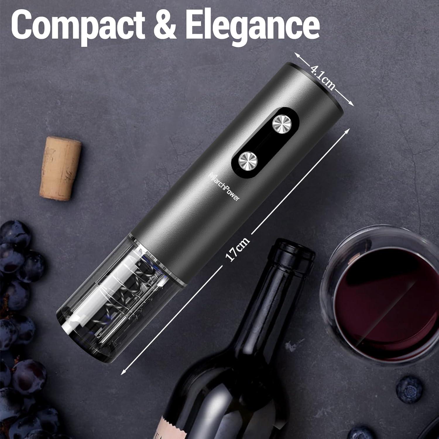 Abridor de Vino Eléctrico Marchpower Automático con Accesorios