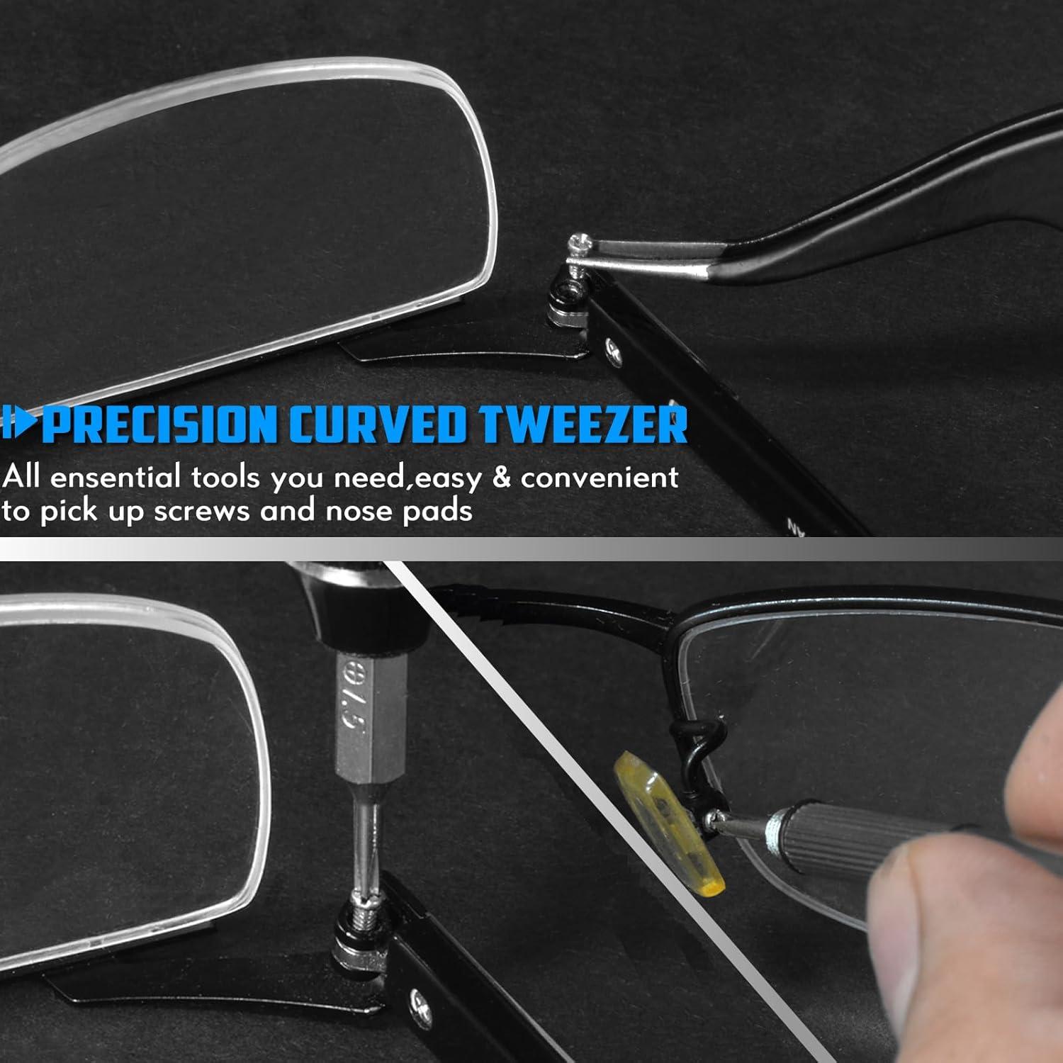 Kit de Reparación de Gafas MINGFIX con Tornillos y Pinzas