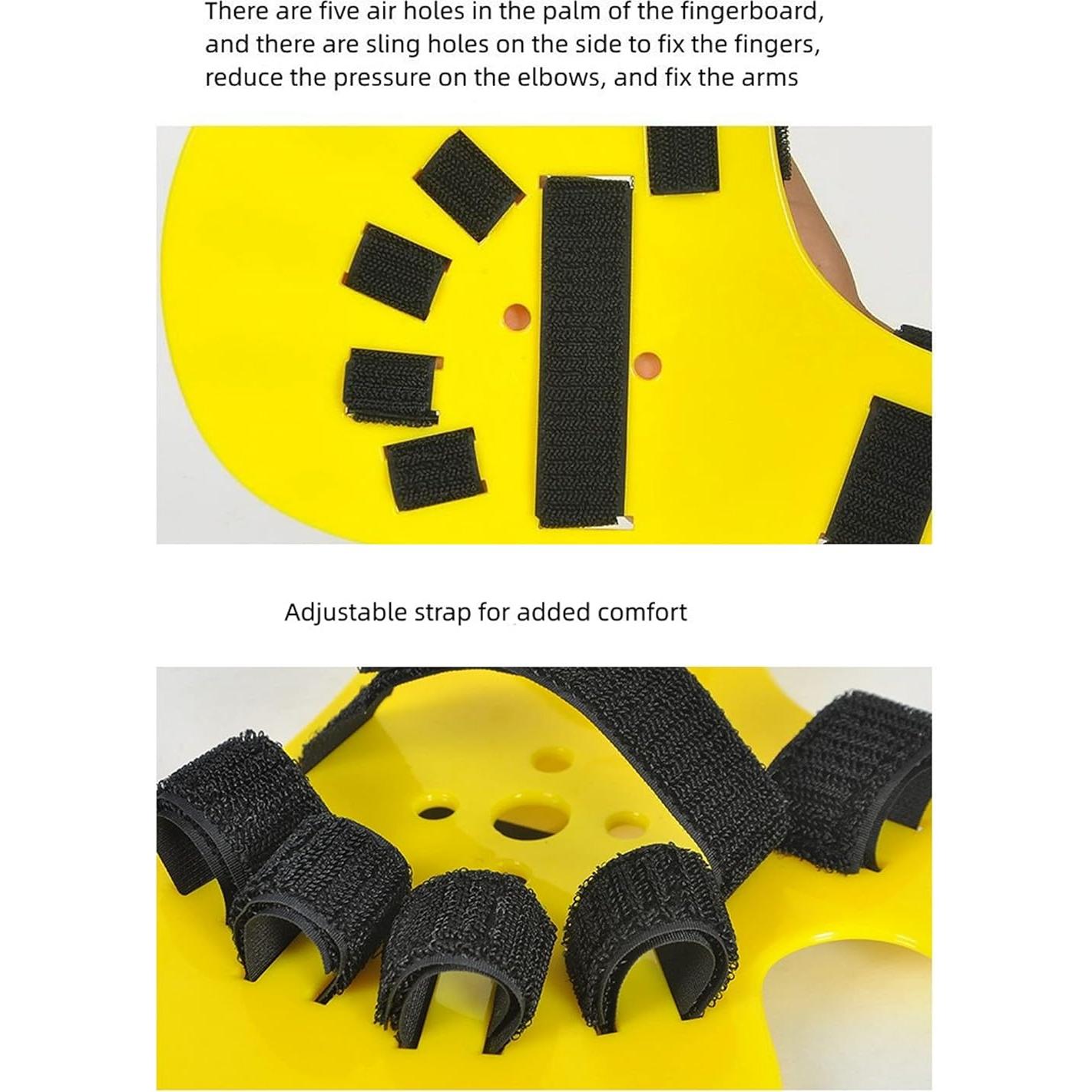 Ortesis para Dedos FANBODTA Amarilla Rehabilitación 24x17cm