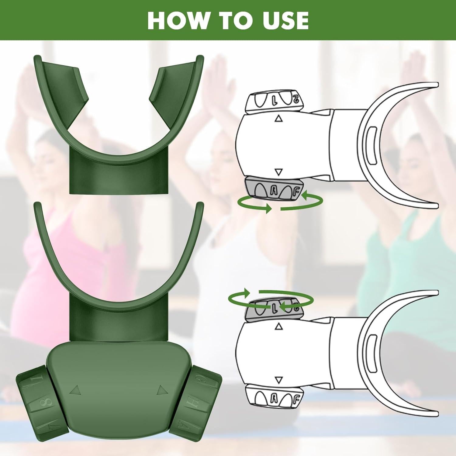 Entrenador de Respiración Funotes BTD-880 Portátil Verde