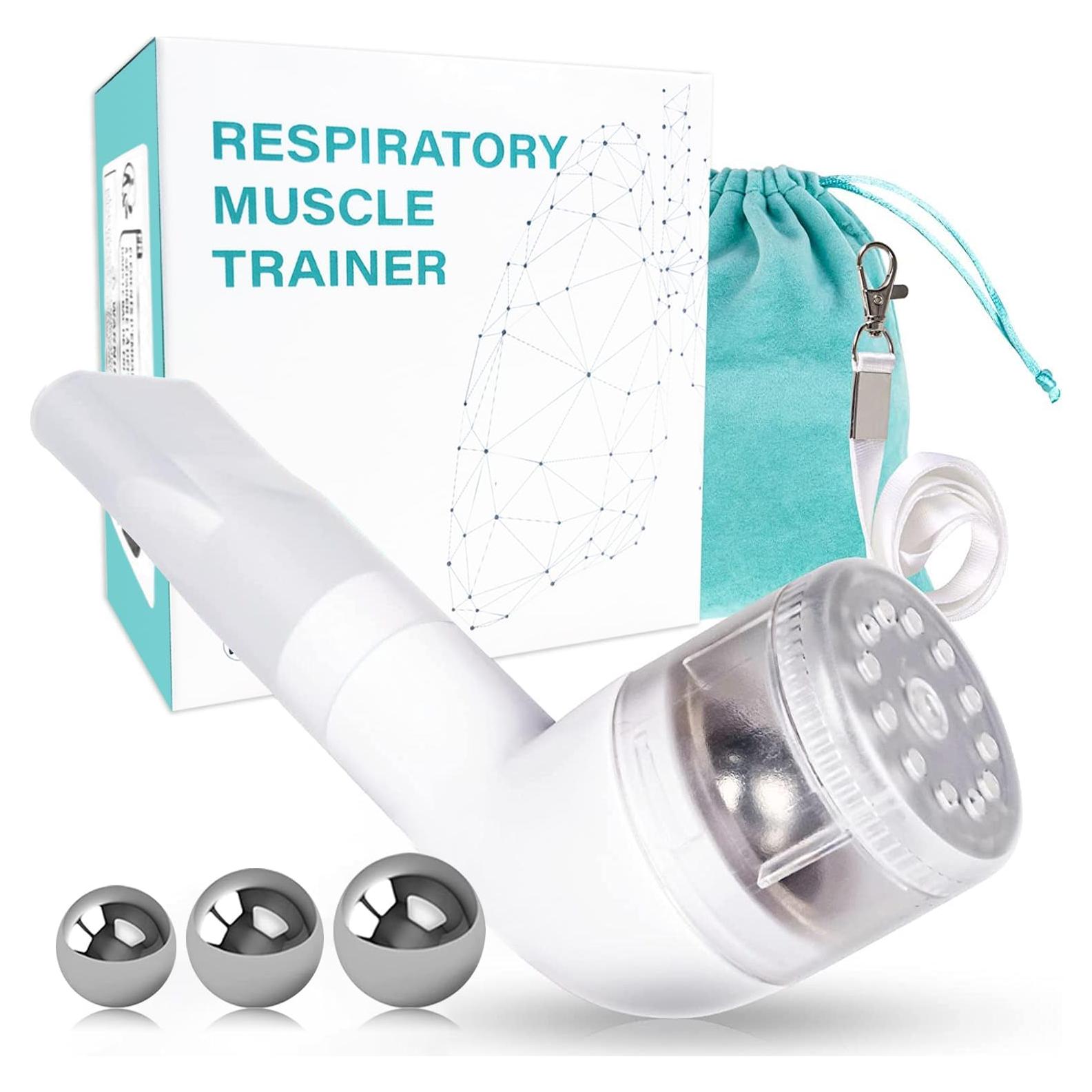 Entrenador de Respiración BOKANG con Válvula Flutter y 3 Pelotas