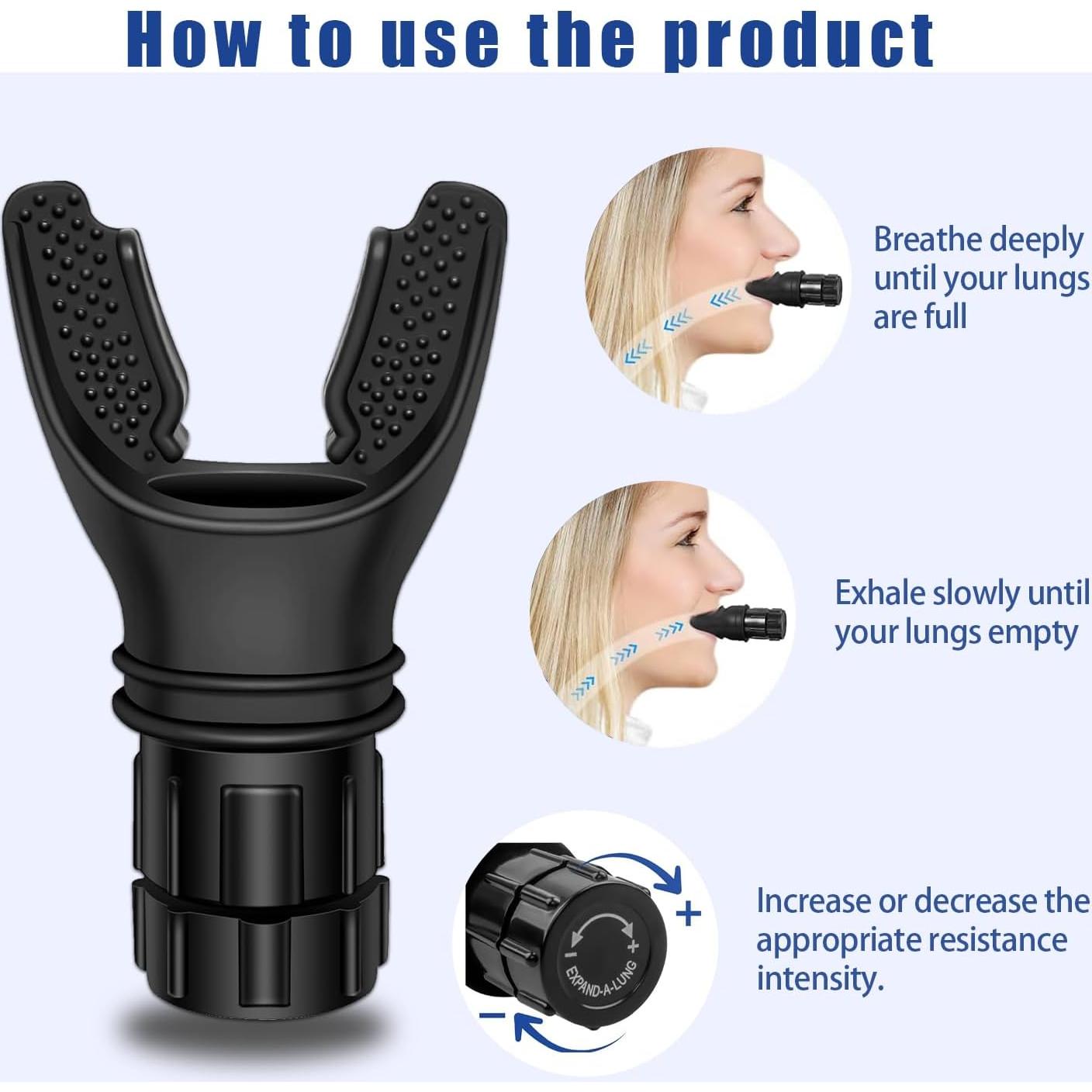 Entrenador de Respiración CLEMENT CLARKE Modelo 3120001 Silicona