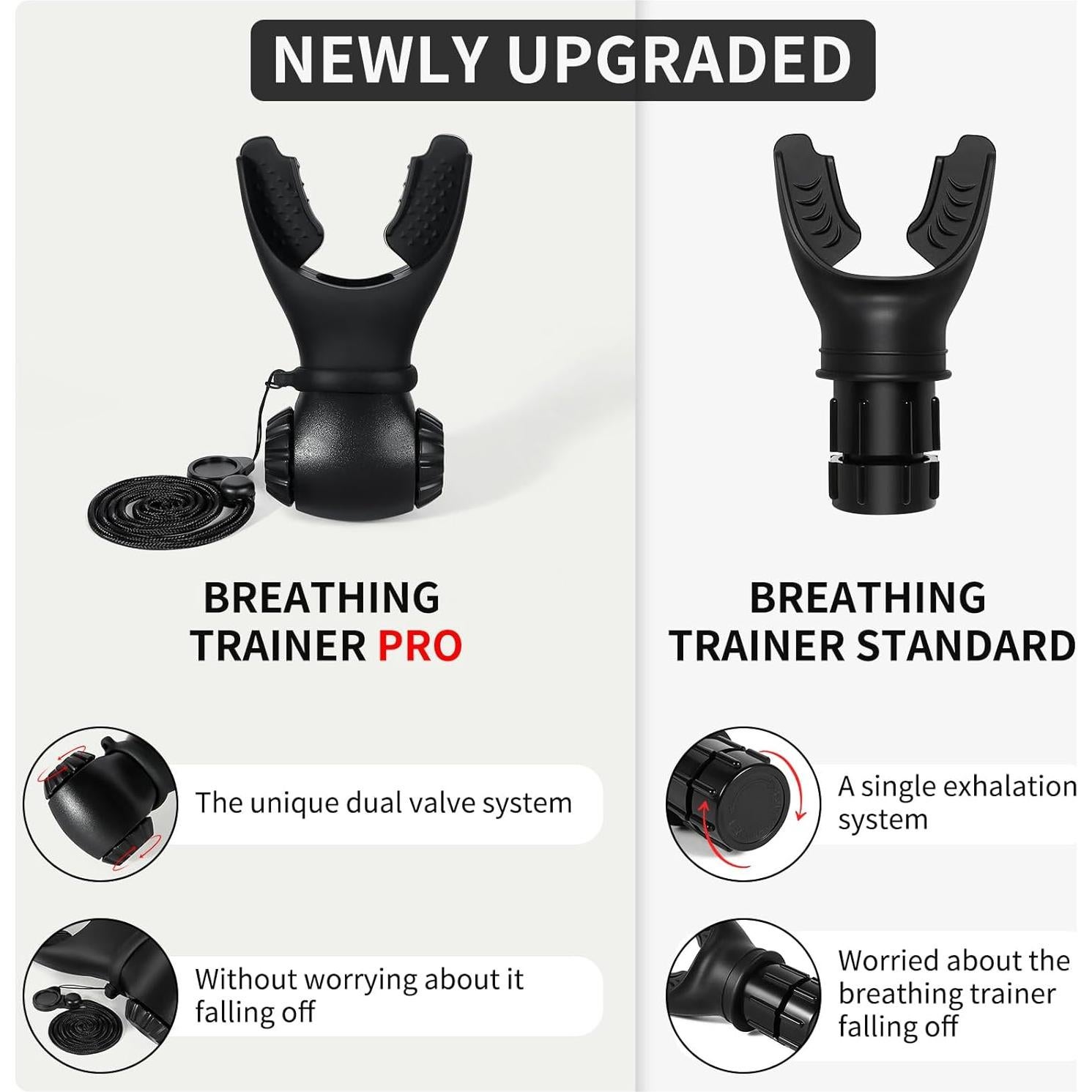 Entrenador de Respiración Spectent BRT001 Portátil 95g