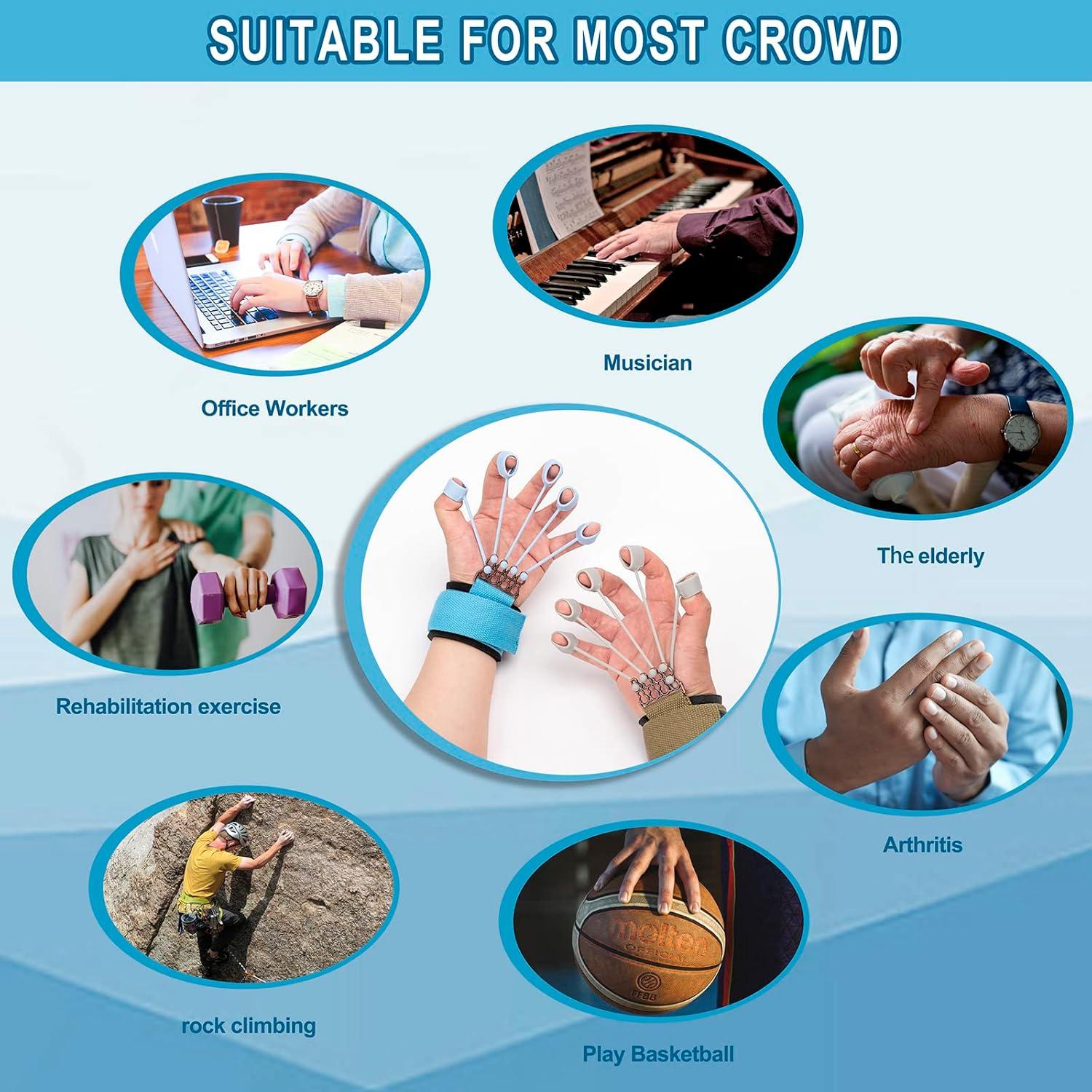 Entrenador de Fuerza para Dedos Wefaner - Rehabilitación y Agarre