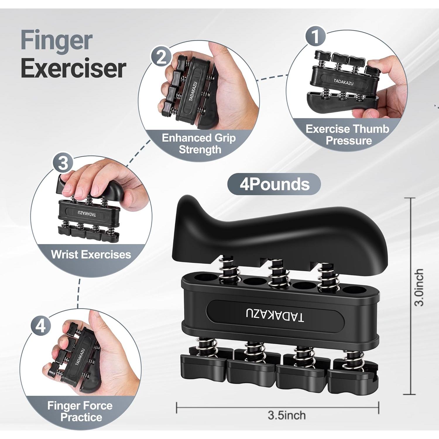 Kits de Entrenador de Fuerza de Agarre TADAKAZU 5 Piezas