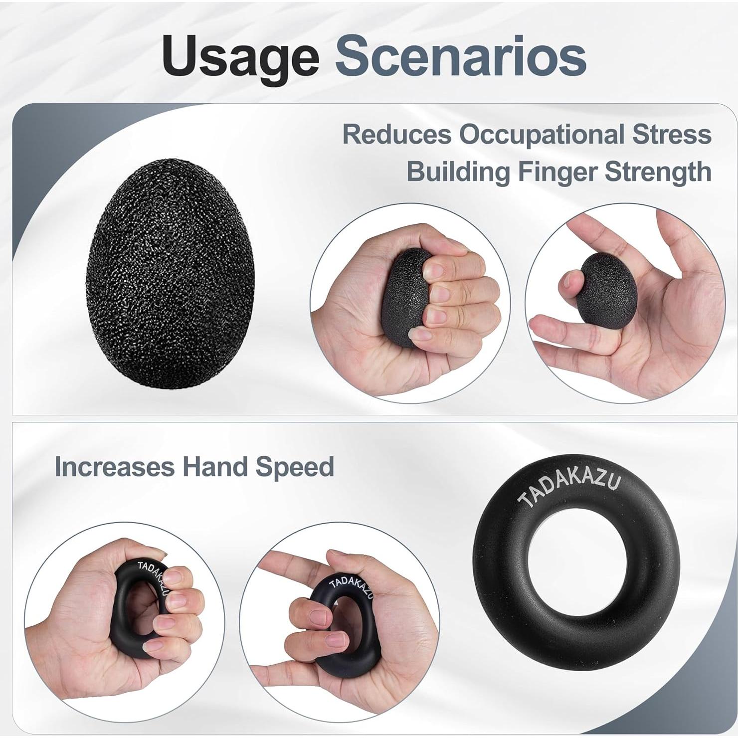 Kits de Entrenador de Fuerza de Agarre TADAKAZU 5 Piezas