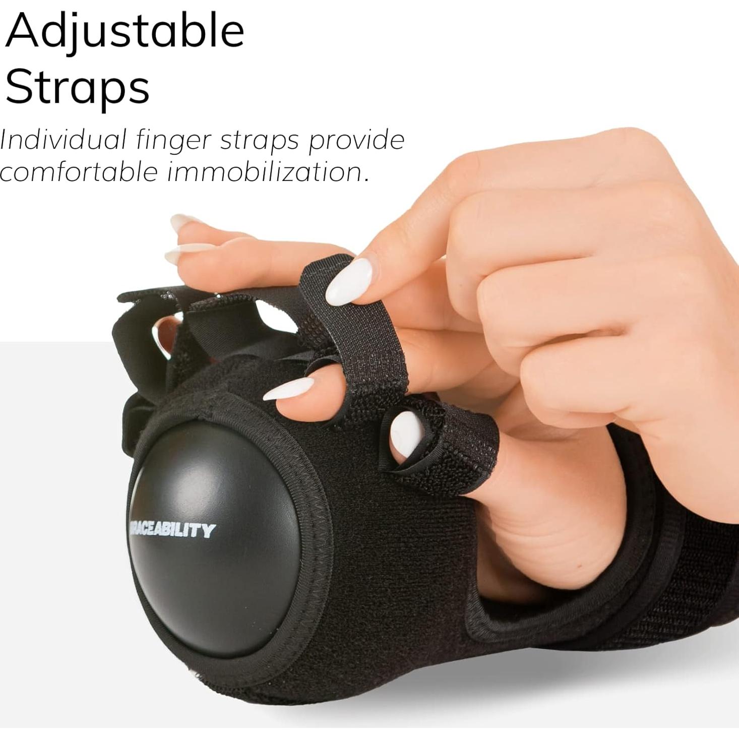 Férula Anti Espasticidad BraceAbility para Mano - Alivio de Calambres y Tratamiento de Artritis