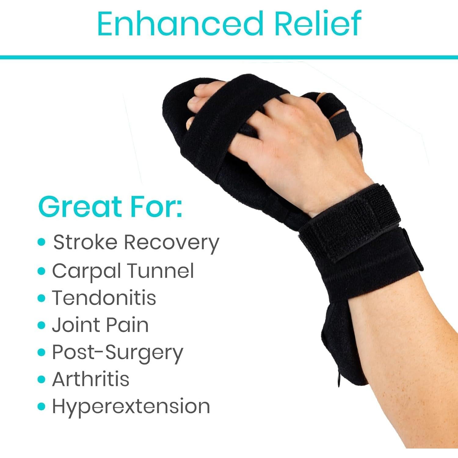 Férula de Mano en Reposo Vive - Soporte para Tendinitis y Artritis