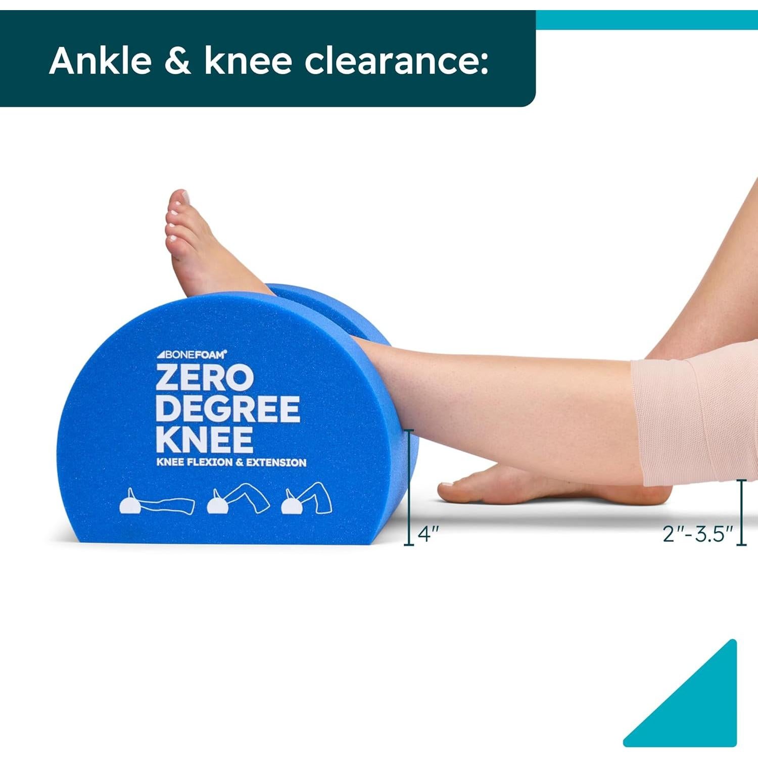 Rodillera Bone Foam Cero Grados para Rehabilitación de Rodilla