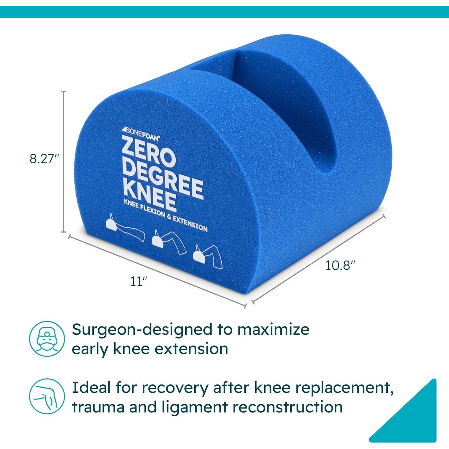 Rodillera Bone Foam Cero Grados para Rehabilitación de Rodilla