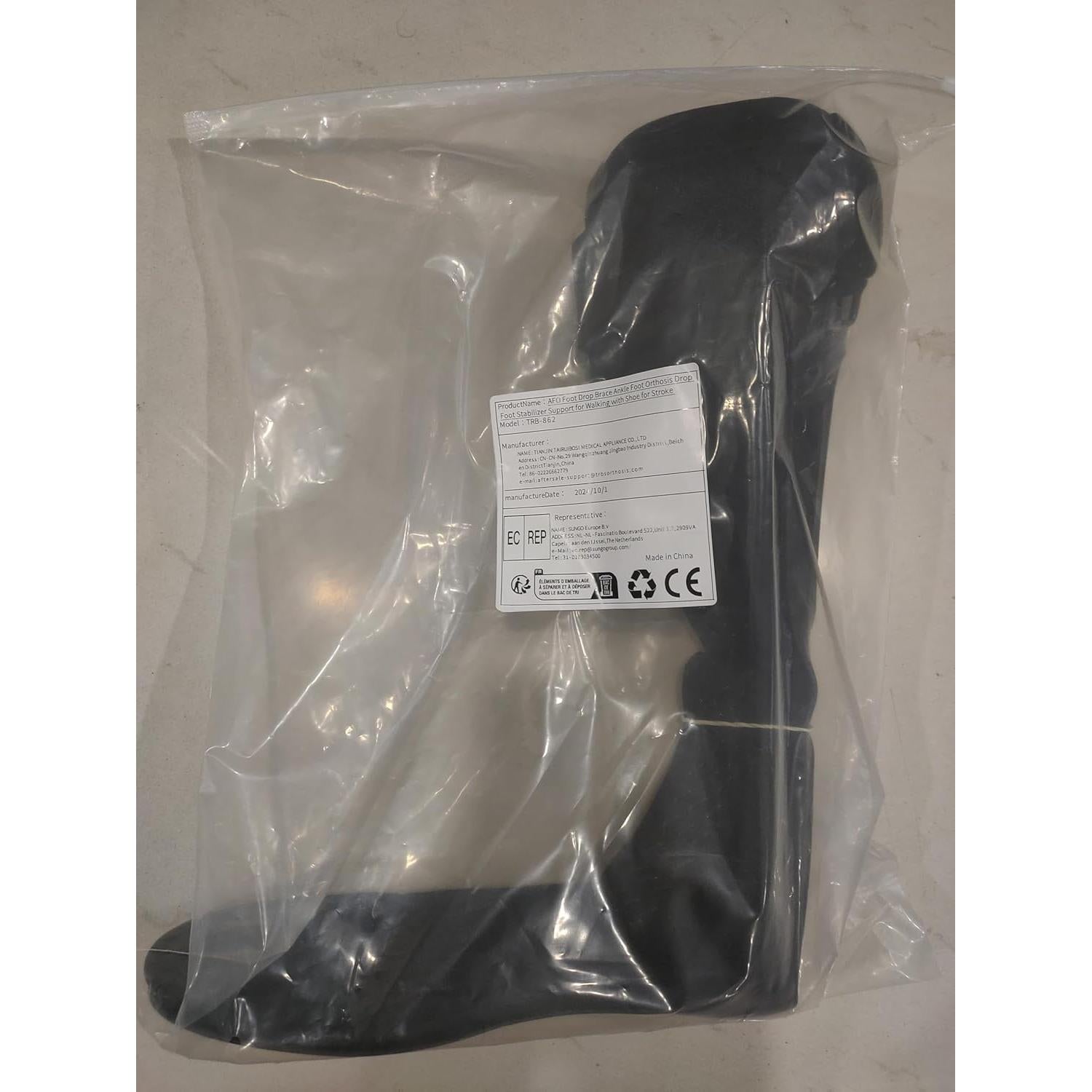 Férula AFO Estabilizador Pie Caído Shuyan Jiao X-Large Derecho