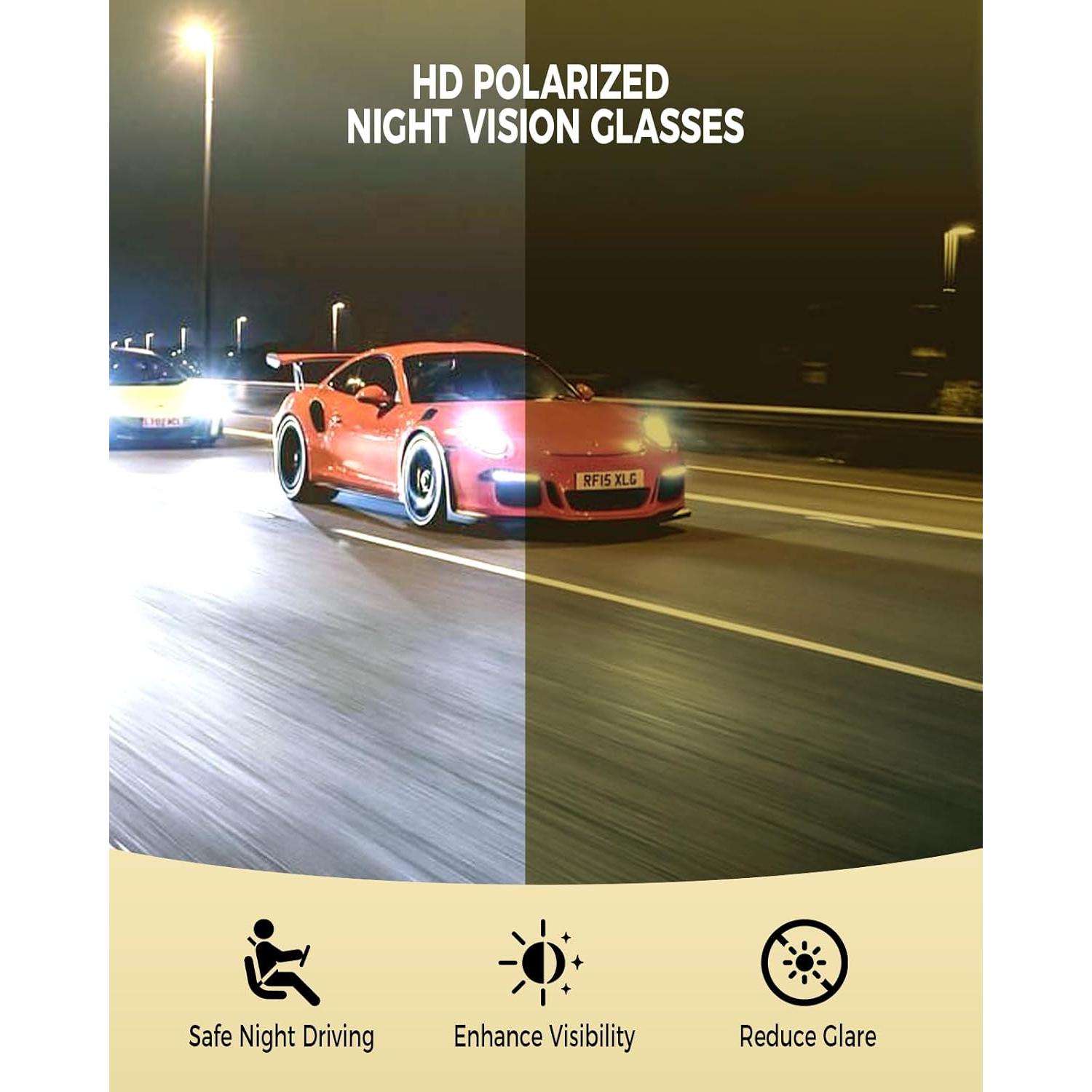 Gafas de Conducción Nocturna FIMOSON TYM006-1 Polarizadas