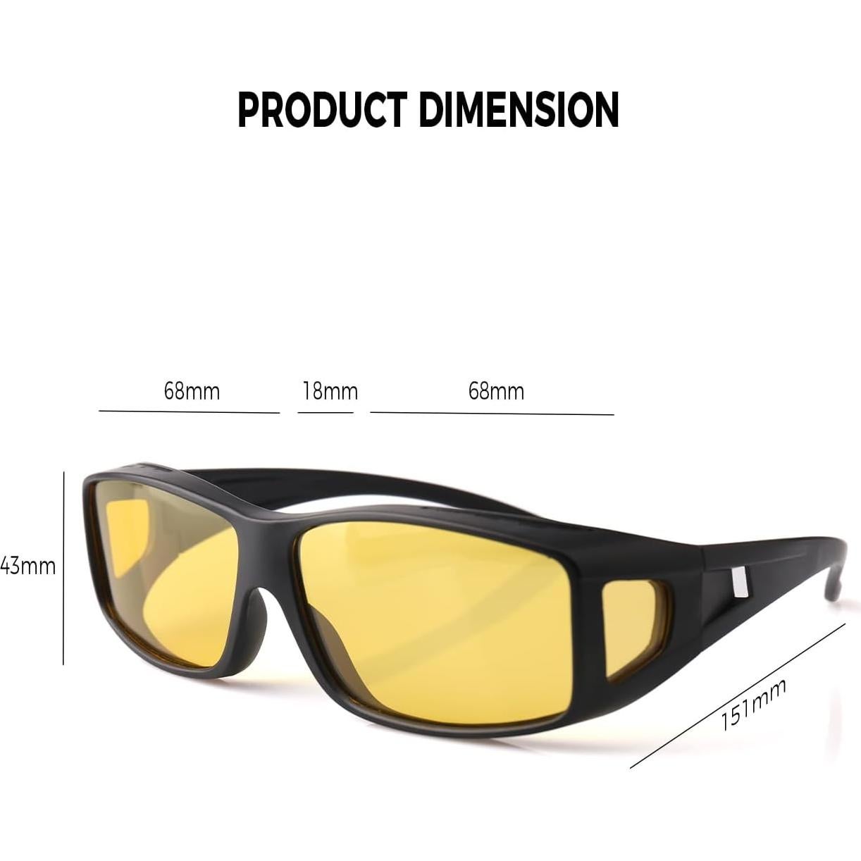 Gafas de Conducción Nocturna FIMOSON TYM006-1 Polarizadas