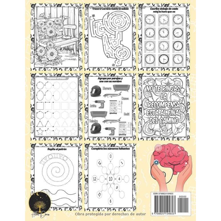 ICTUS, ACV TERAPIA DE REHABILITACIÓN: Ejercicios y Actividades de Recuperación para la Motricidad, la Coordinación Ojo Mano, la Memoria y la Cognición ... la Función Cognitiva (Spanish Edition)