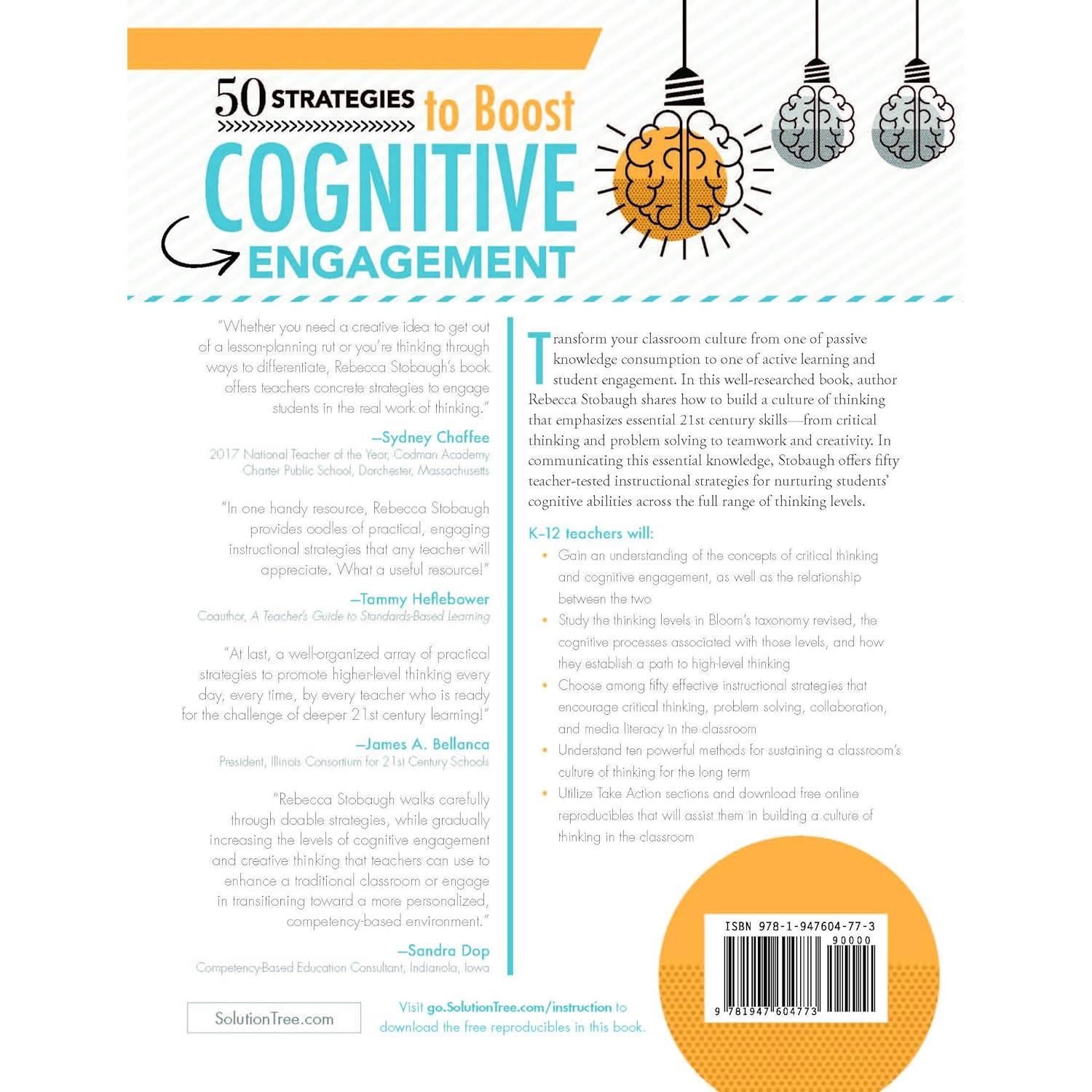 Fifty Strategies to Boost Cognitive Engagement: Creating a Thinking Culture in the Classroom (50 Teaching Strategies to Support Cognitive Development)