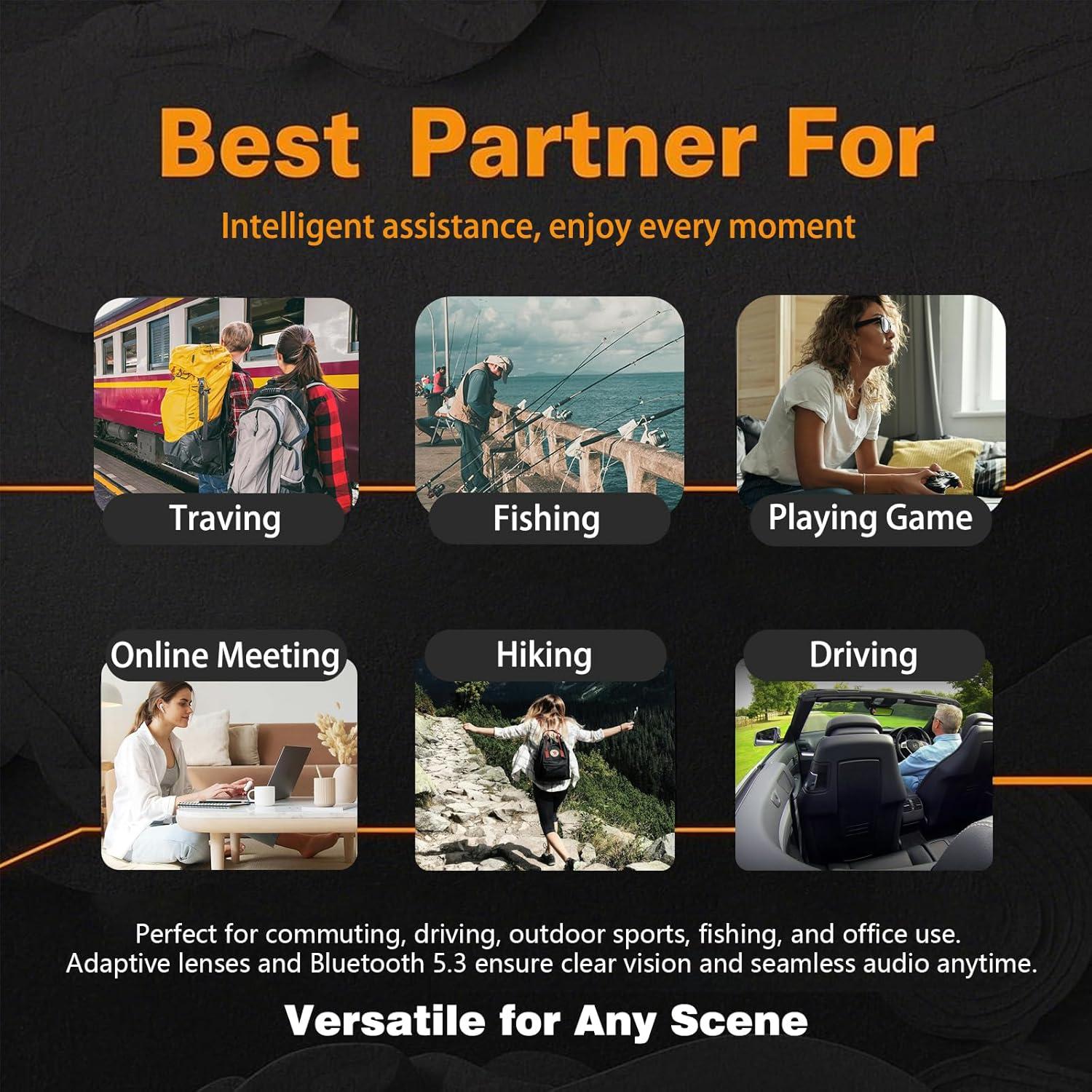 Gafas Inteligentes de Traducción Giinova M01 Bluetooth 138 Idiomas